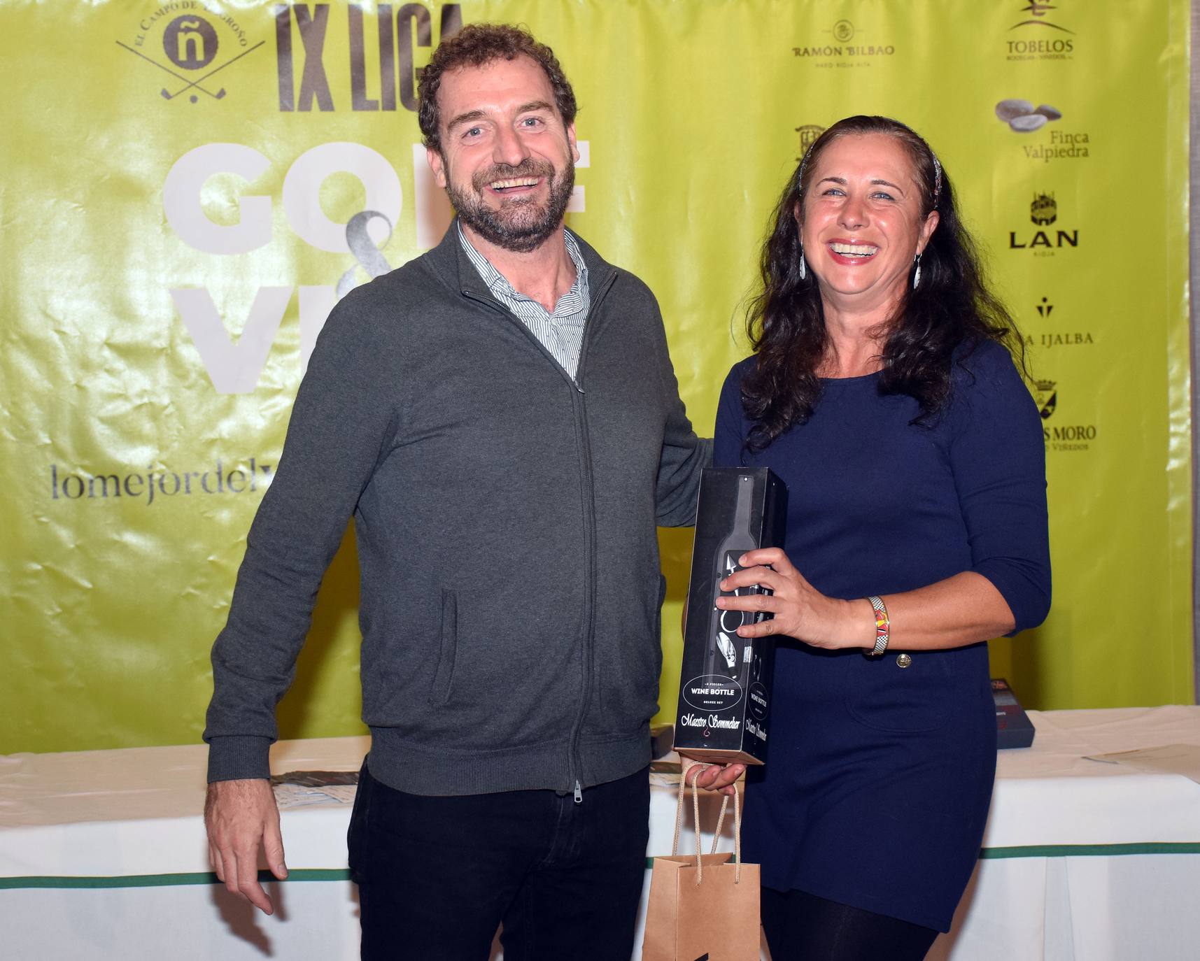 Entrega de premios del Torneo Carlos Moro, de la Liga de Golf y Vino.