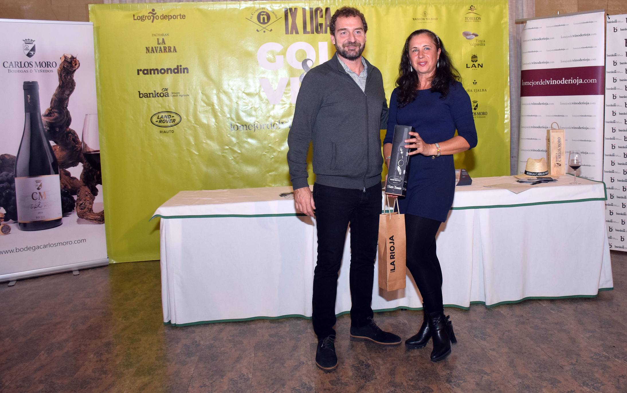 Entrega de premios del Torneo Carlos Moro, de la Liga de Golf y Vino.