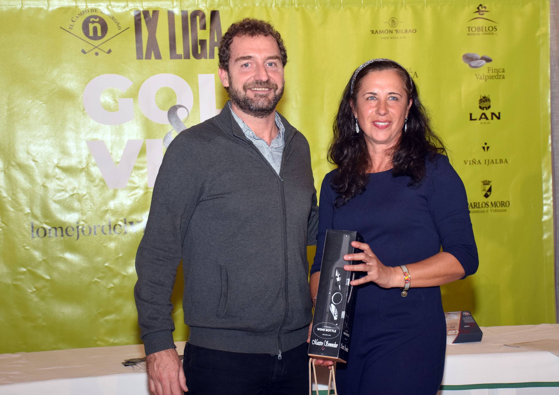 Entrega de premios del Torneo Carlos Moro, de la Liga de Golf y Vino.