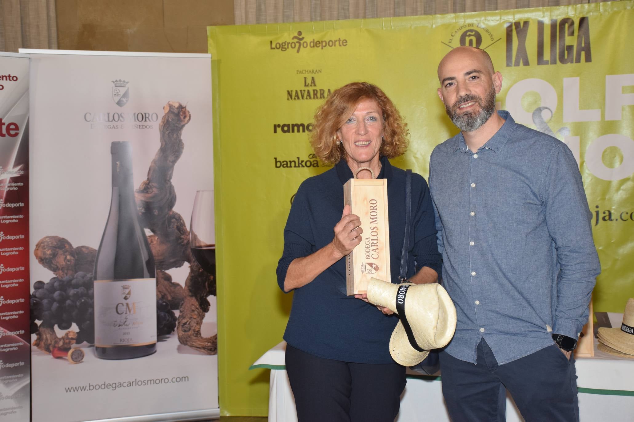 Entrega de premios del Torneo Carlos Moro, de la Liga de Golf y Vino.