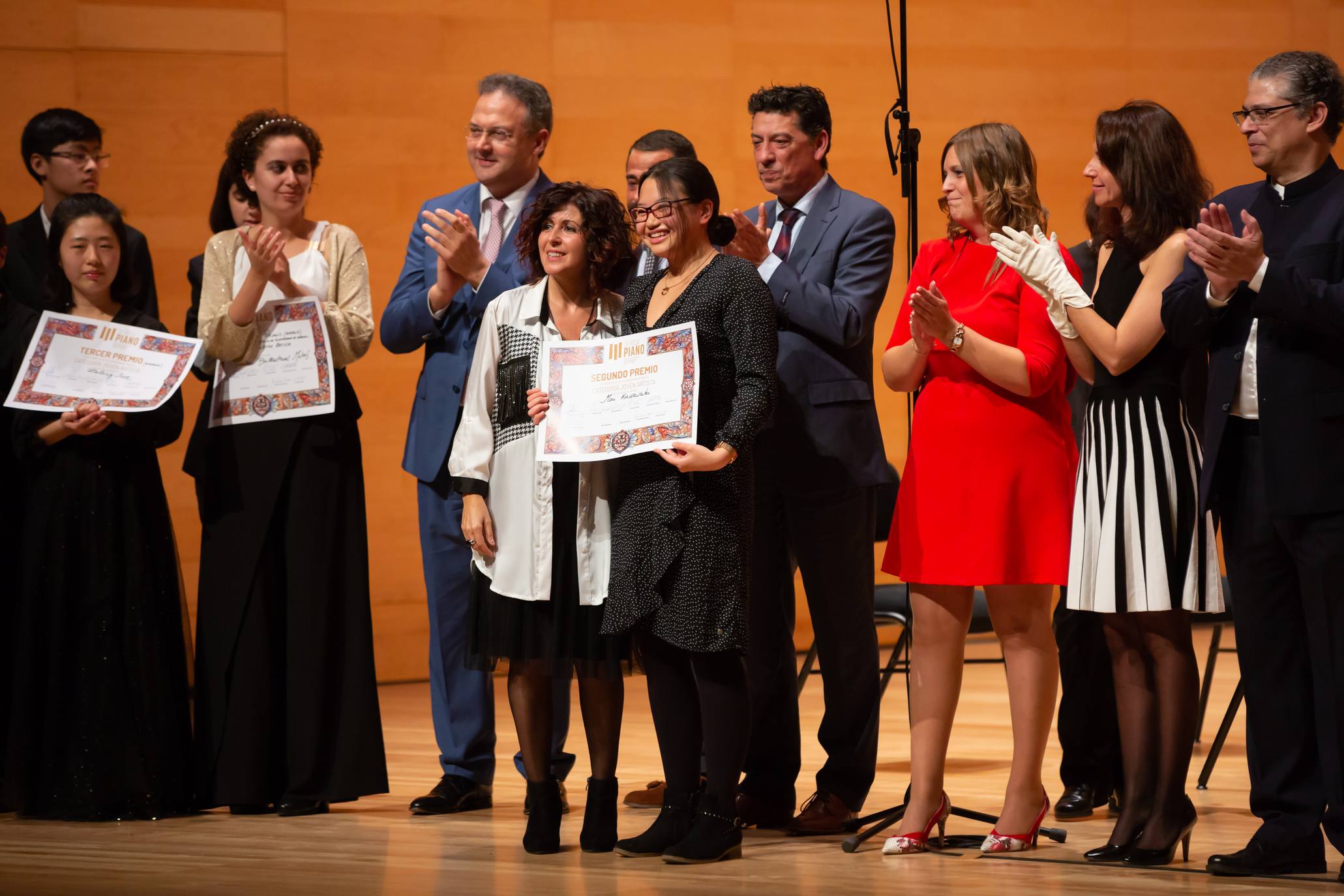 Este miércoles ha tenido lugar en el Riojafórum el festival de piano donde se galardonó a los pianistas vencedores de las diferentes categorías. Una jornada lúdica donde se interpretaron algunas de las piezas más conocidas del género musical