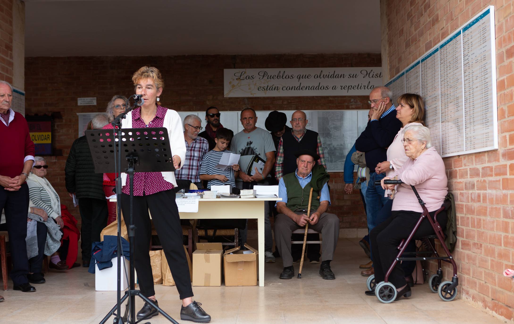 Fotos: Homenaje de La Barranca a las víctimas de la Guerra Civil