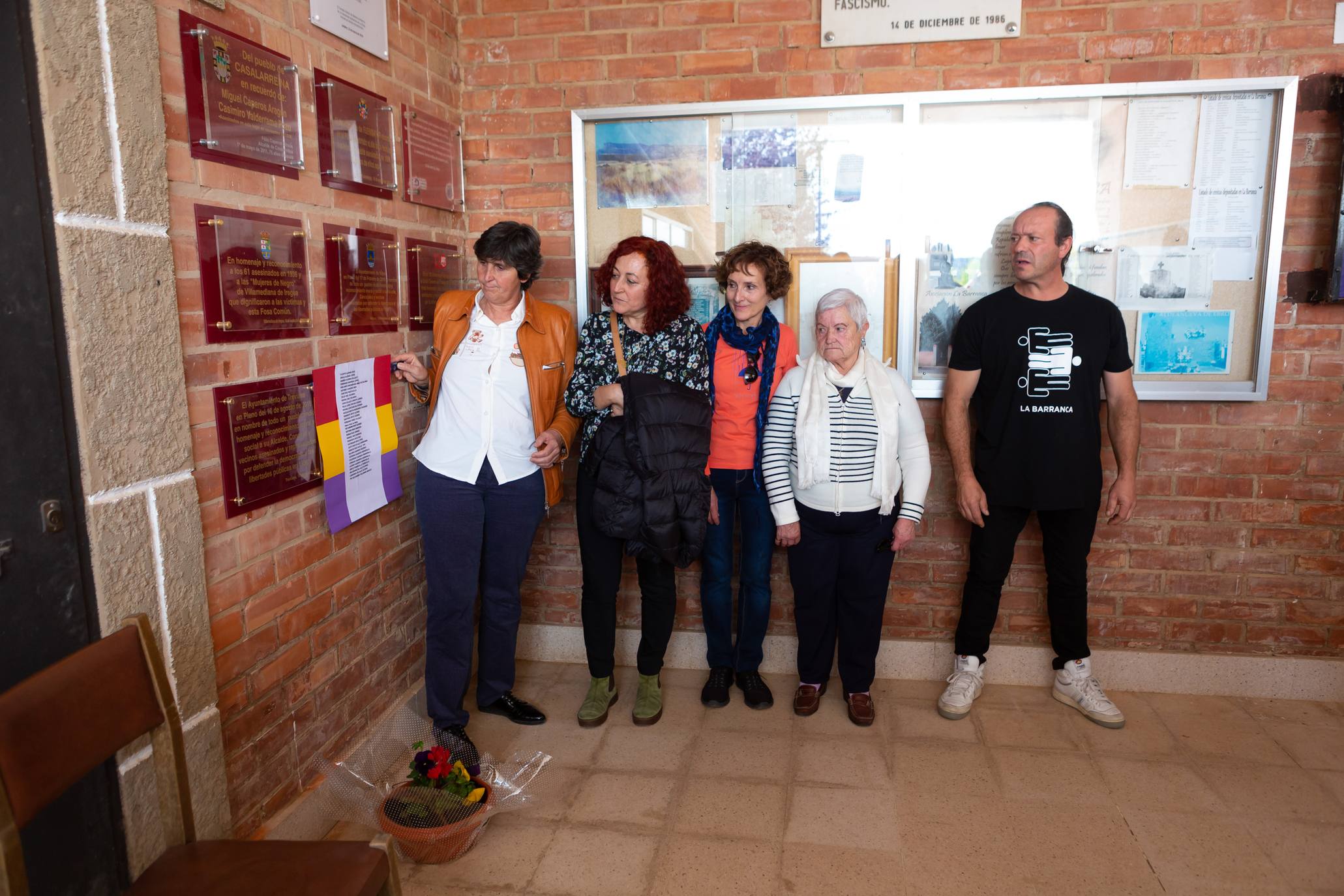 Fotos: Homenaje de La Barranca a las víctimas de la Guerra Civil