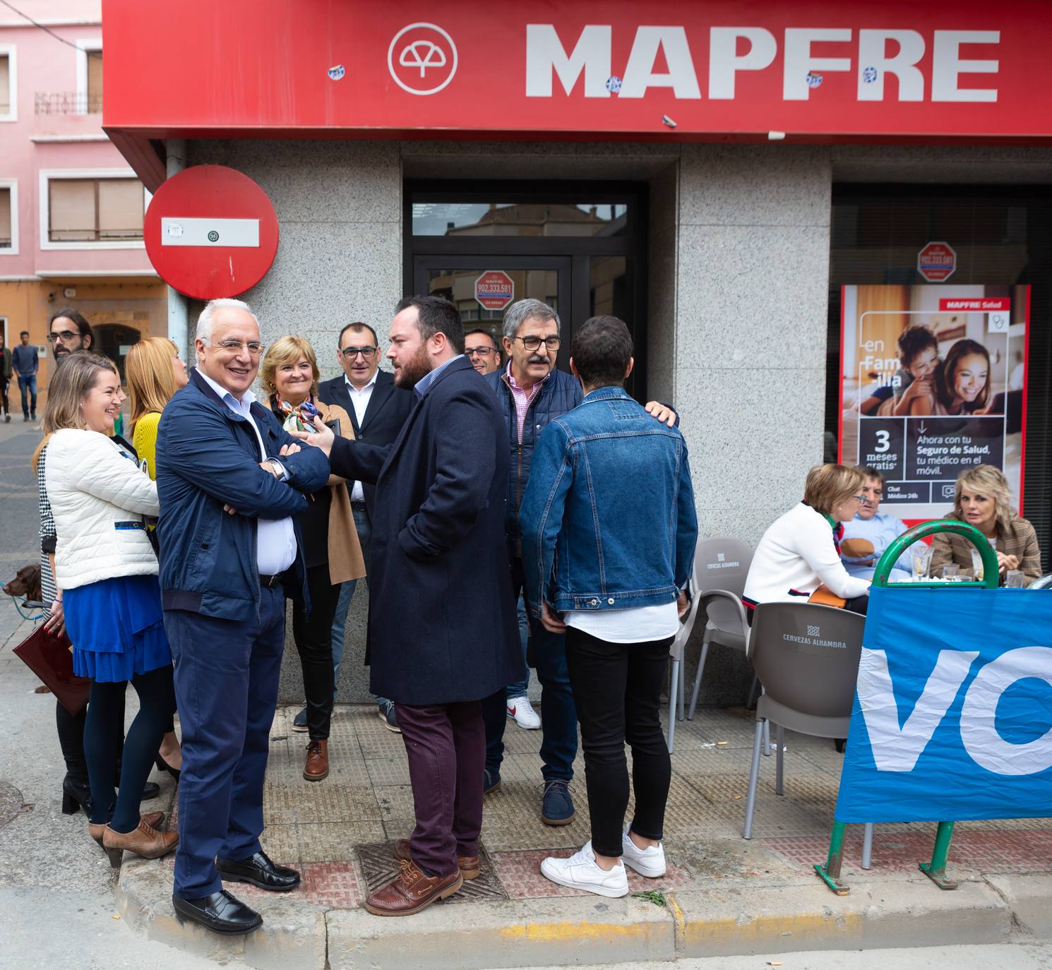 El líder del Partido Popular ha visitado la localidad catona.