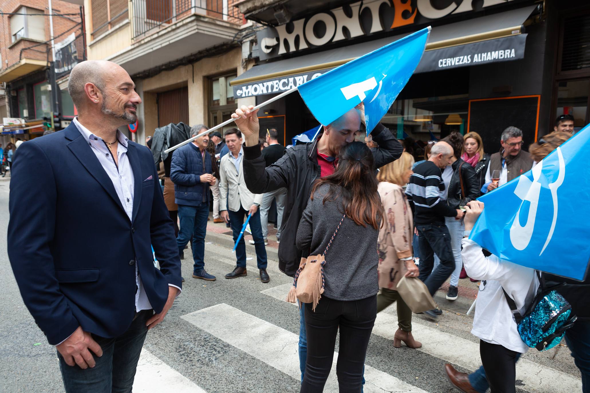 El líder del Partido Popular ha visitado la localidad catona.