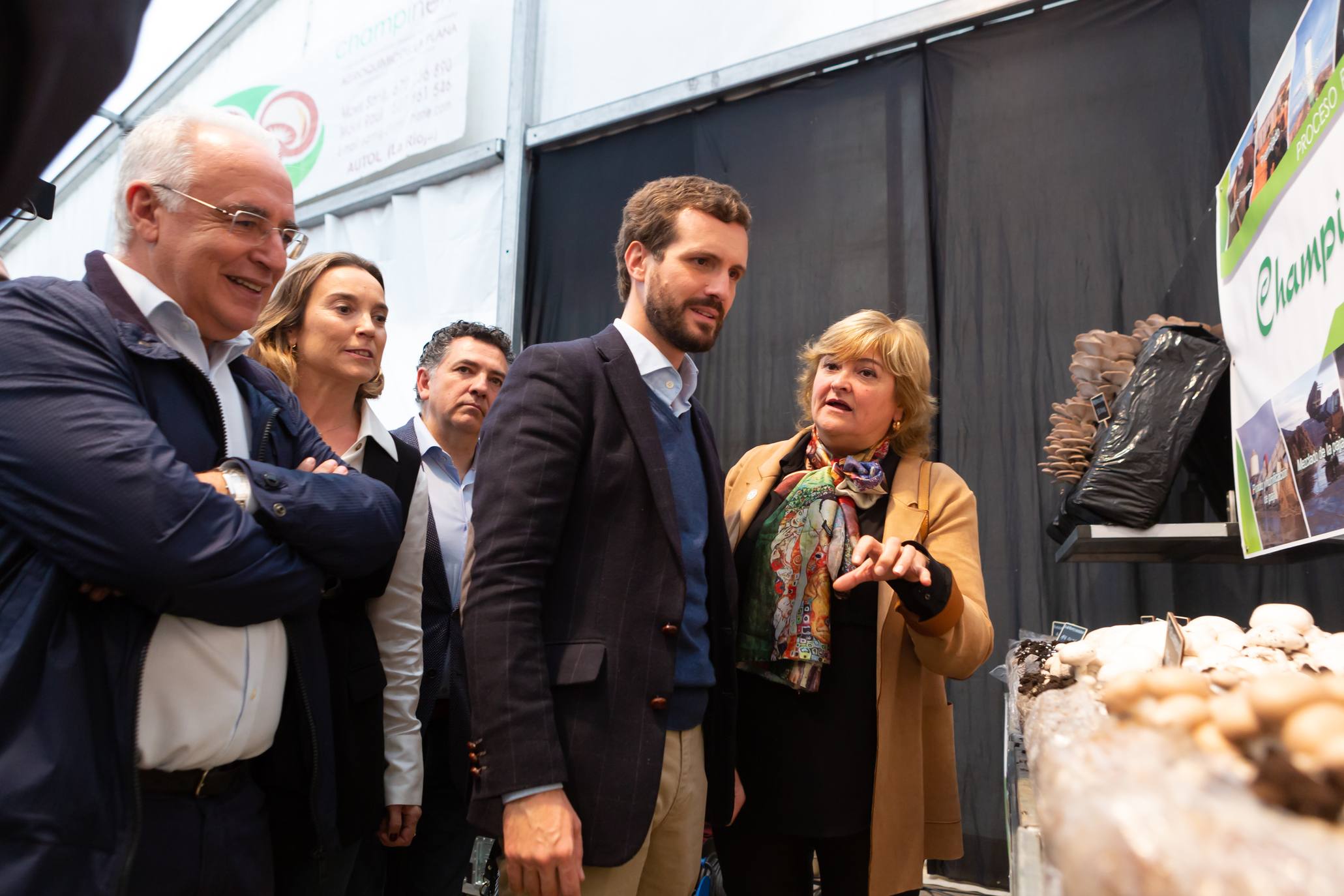 El líder del Partido Popular ha visitado la localidad catona.