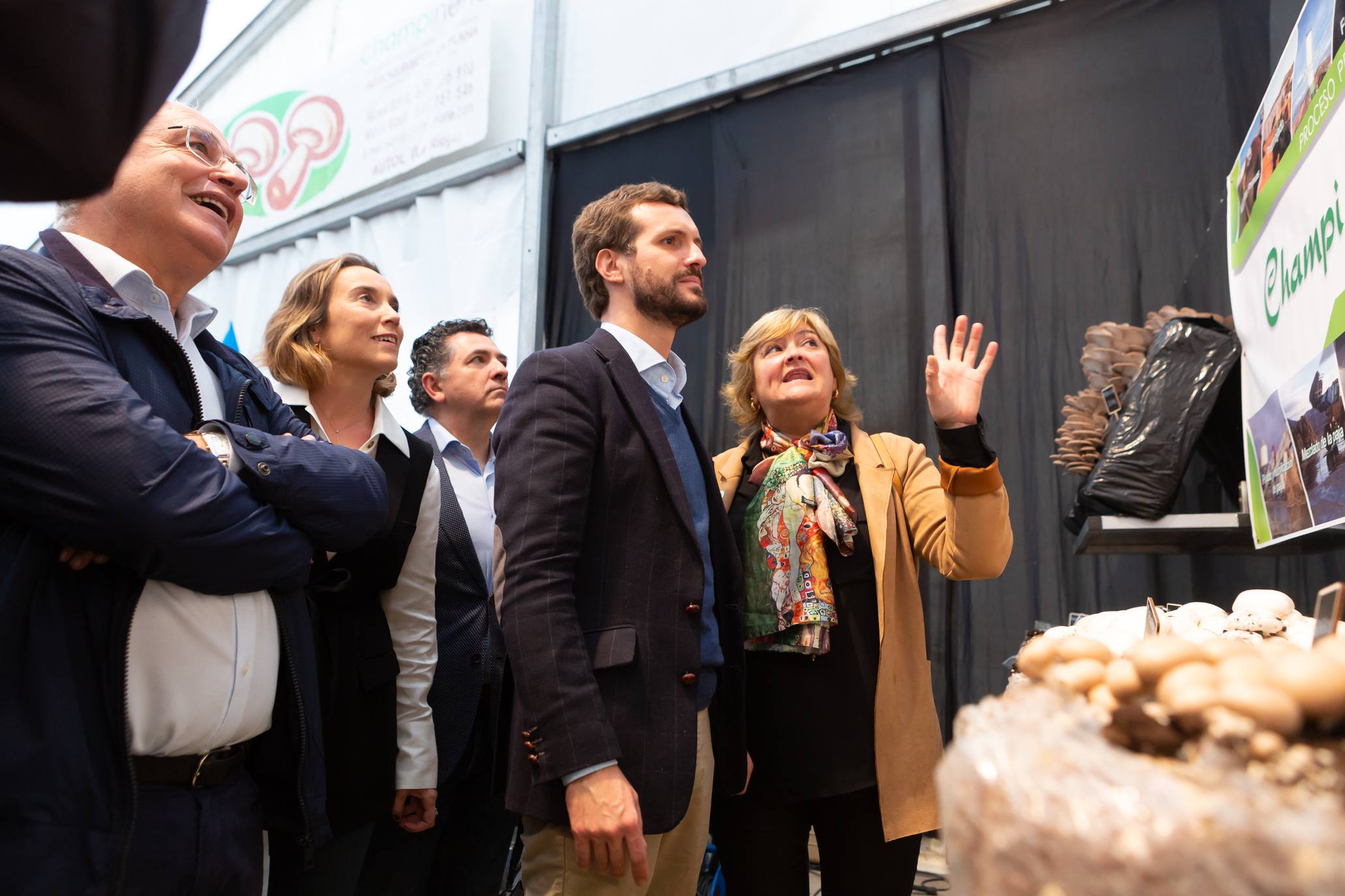 El líder del Partido Popular ha visitado la localidad catona.