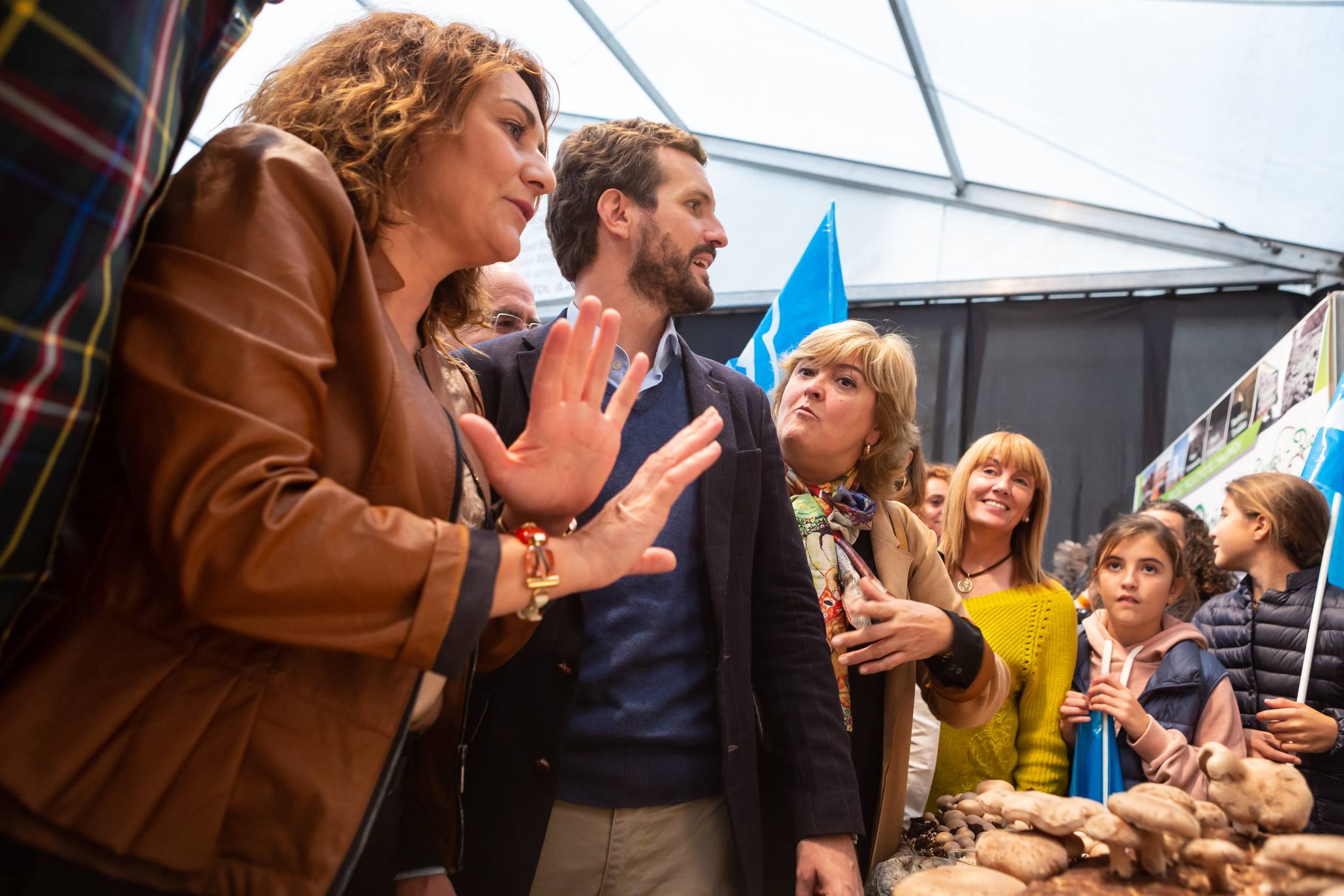 El líder del Partido Popular ha visitado la localidad catona.