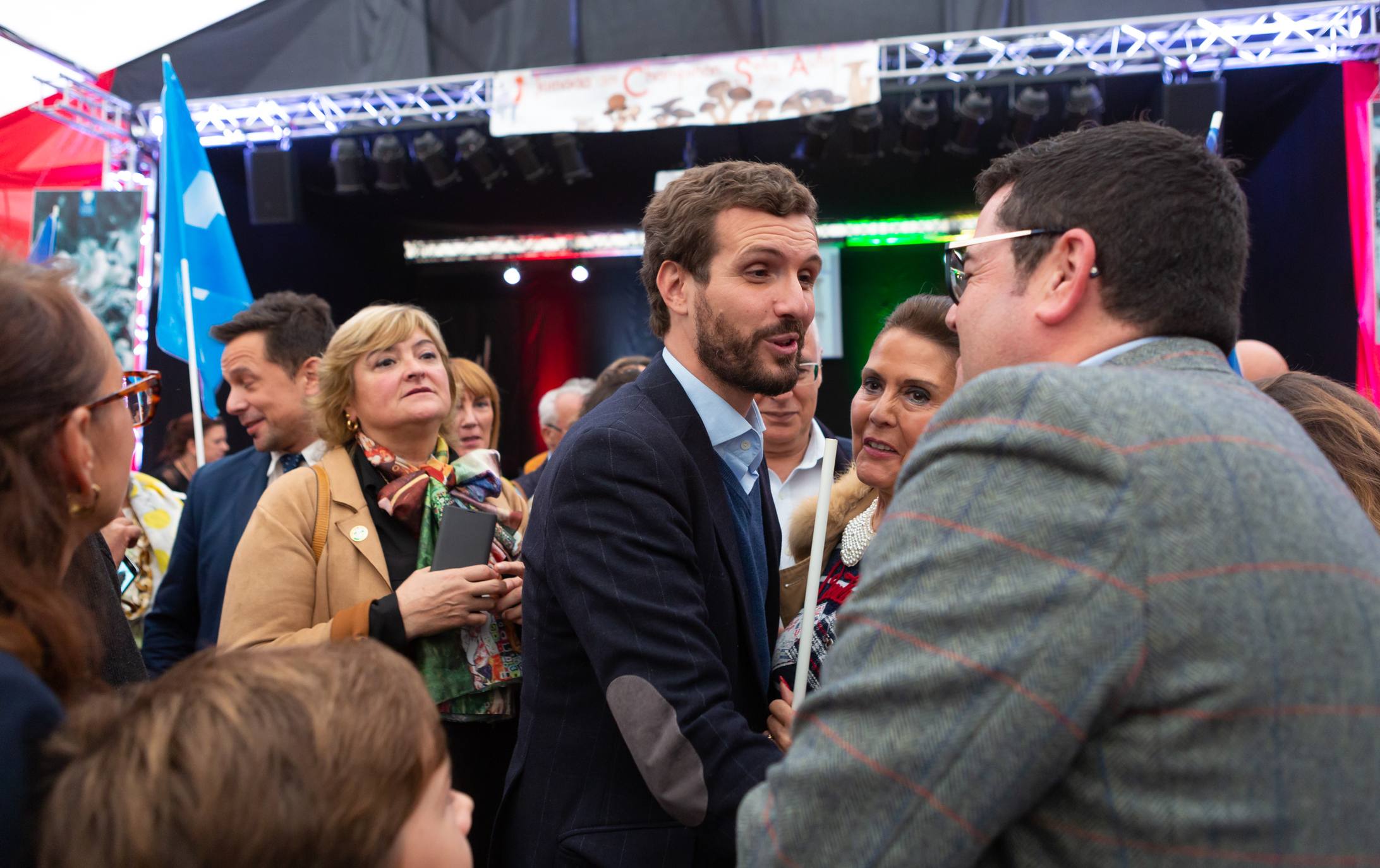 El líder del Partido Popular ha visitado la localidad catona.