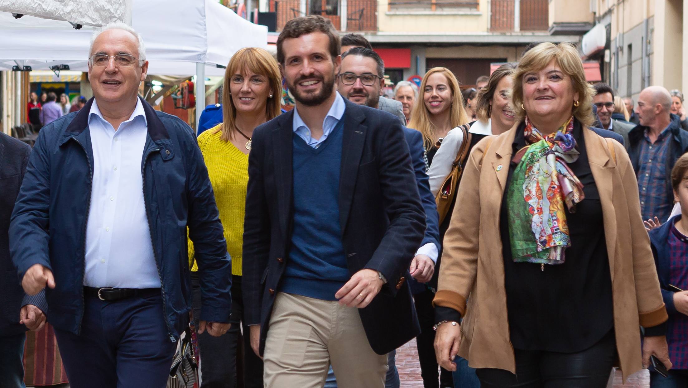 El líder del Partido Popular ha visitado la localidad catona.