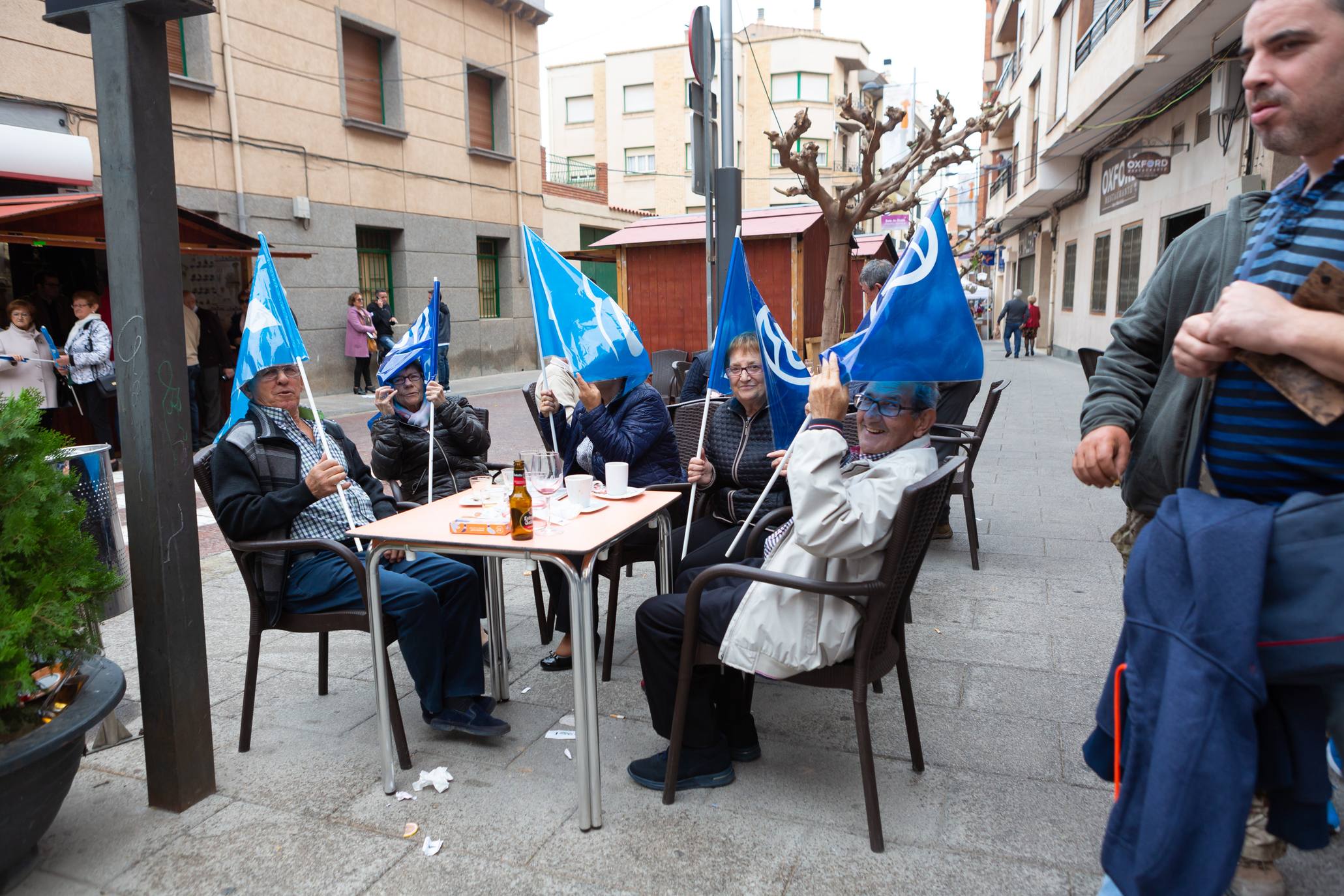 El líder del Partido Popular ha visitado la localidad catona.