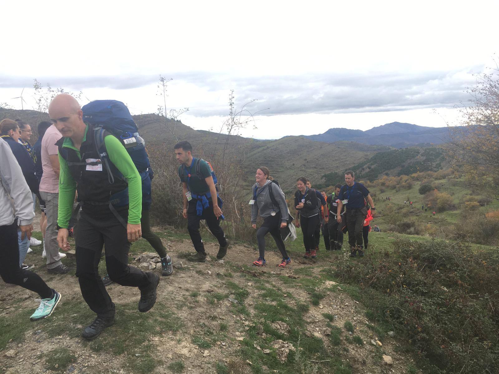 La Valvanerada Scout llega emocionada a su destino