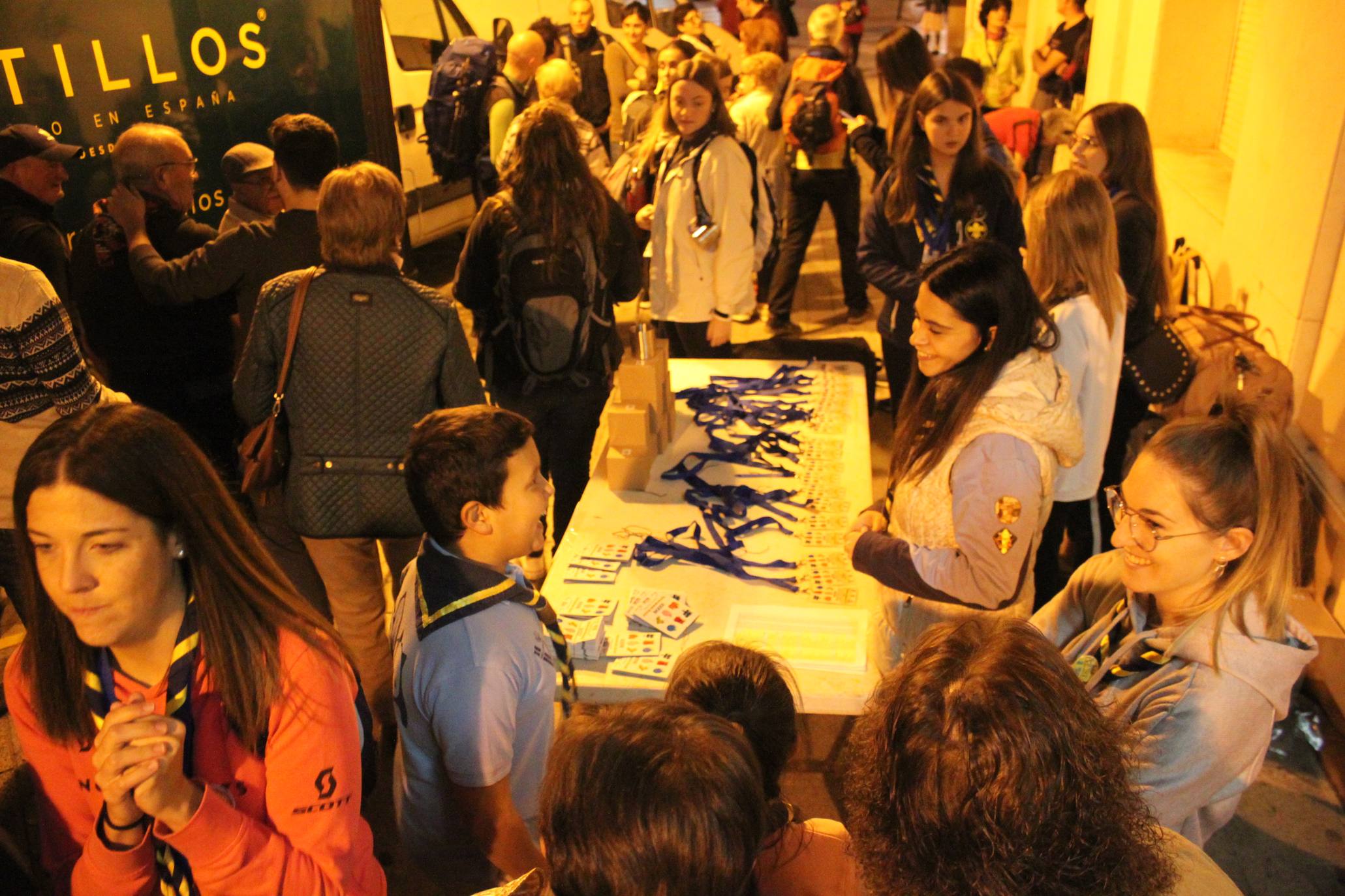 La Valvanerada Scout llega emocionada a su destino