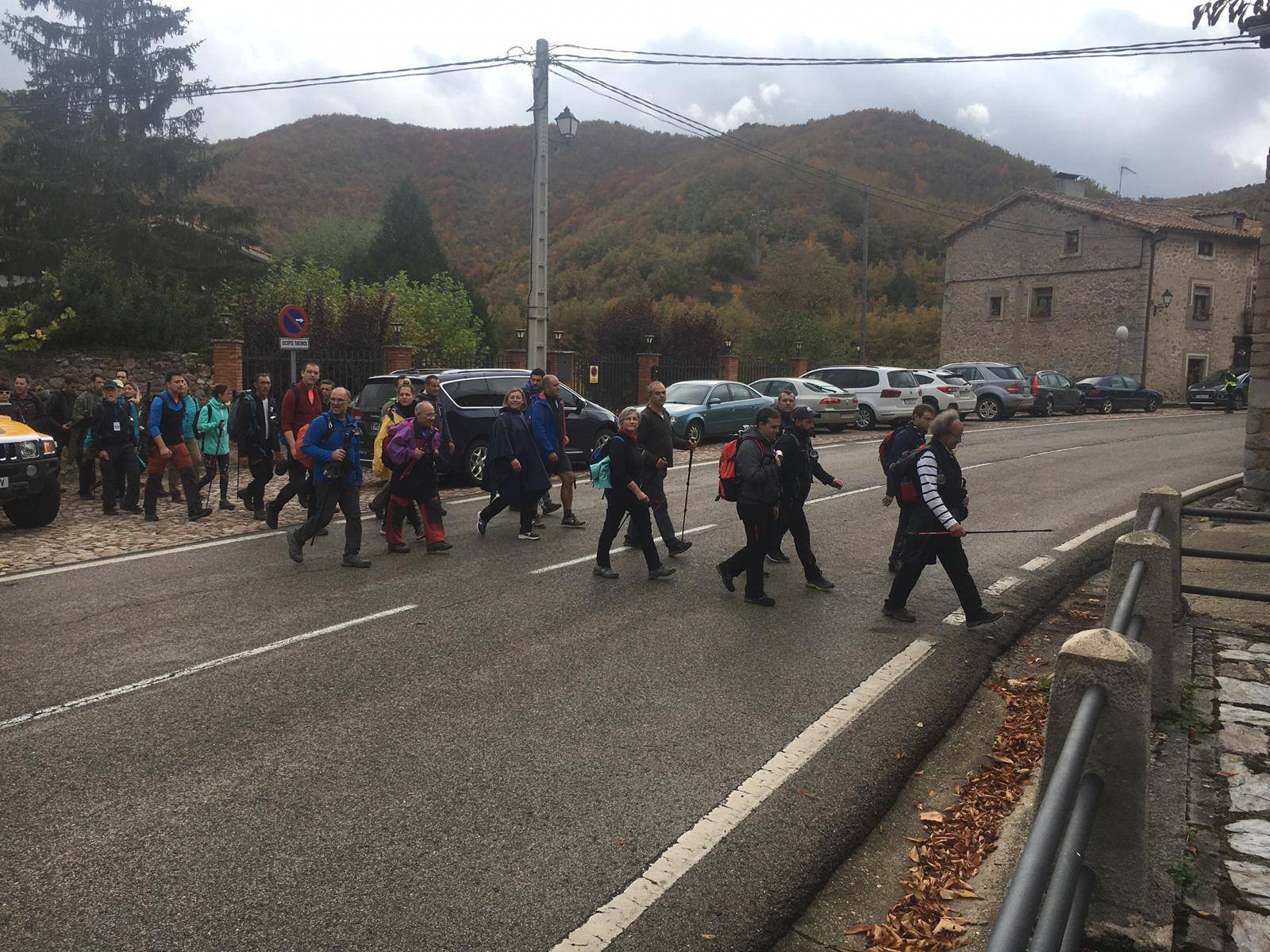 La Valvanerada Scout llega emocionada a su destino