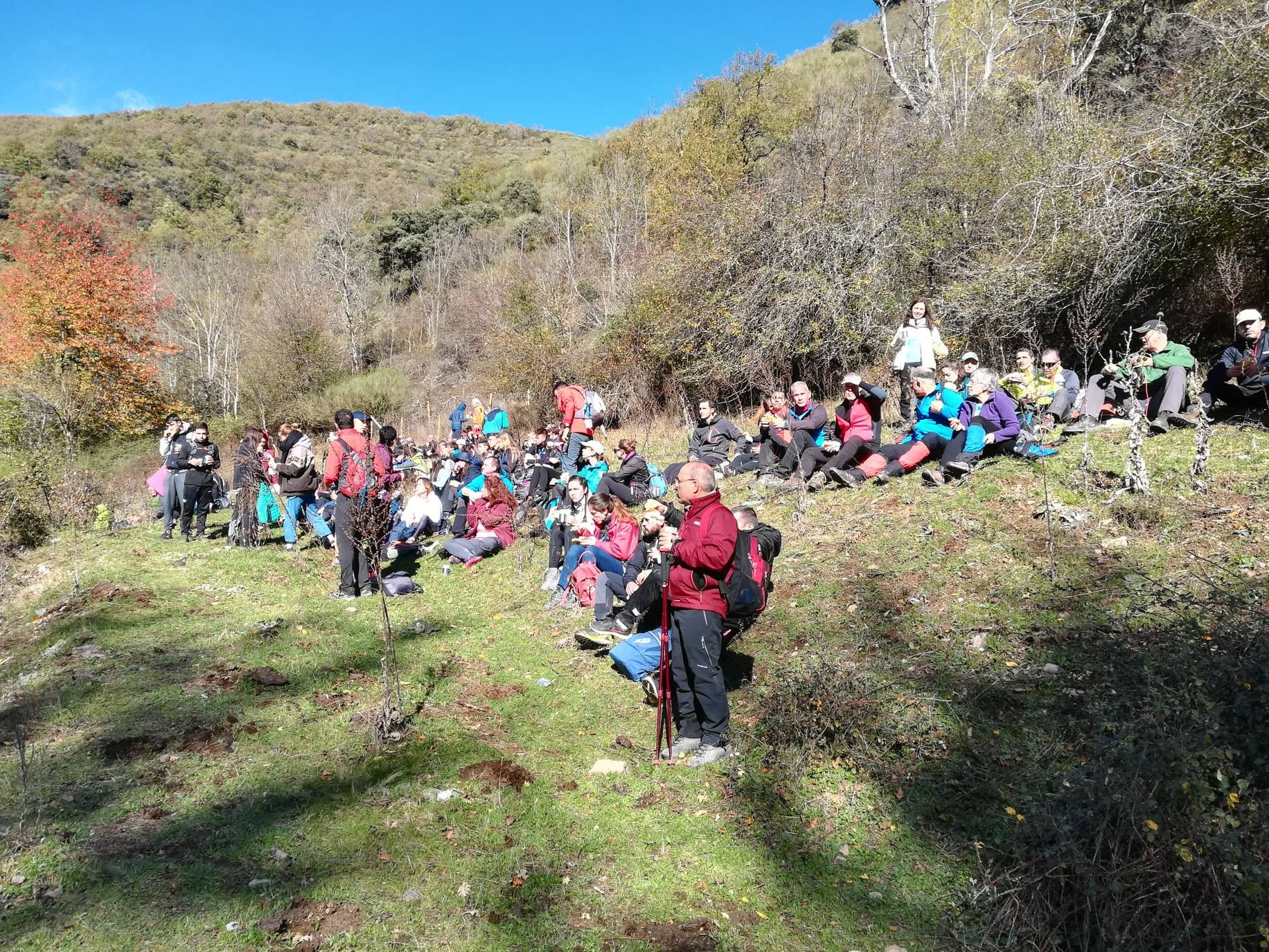 La Valvanerada Scout llega emocionada a su destino