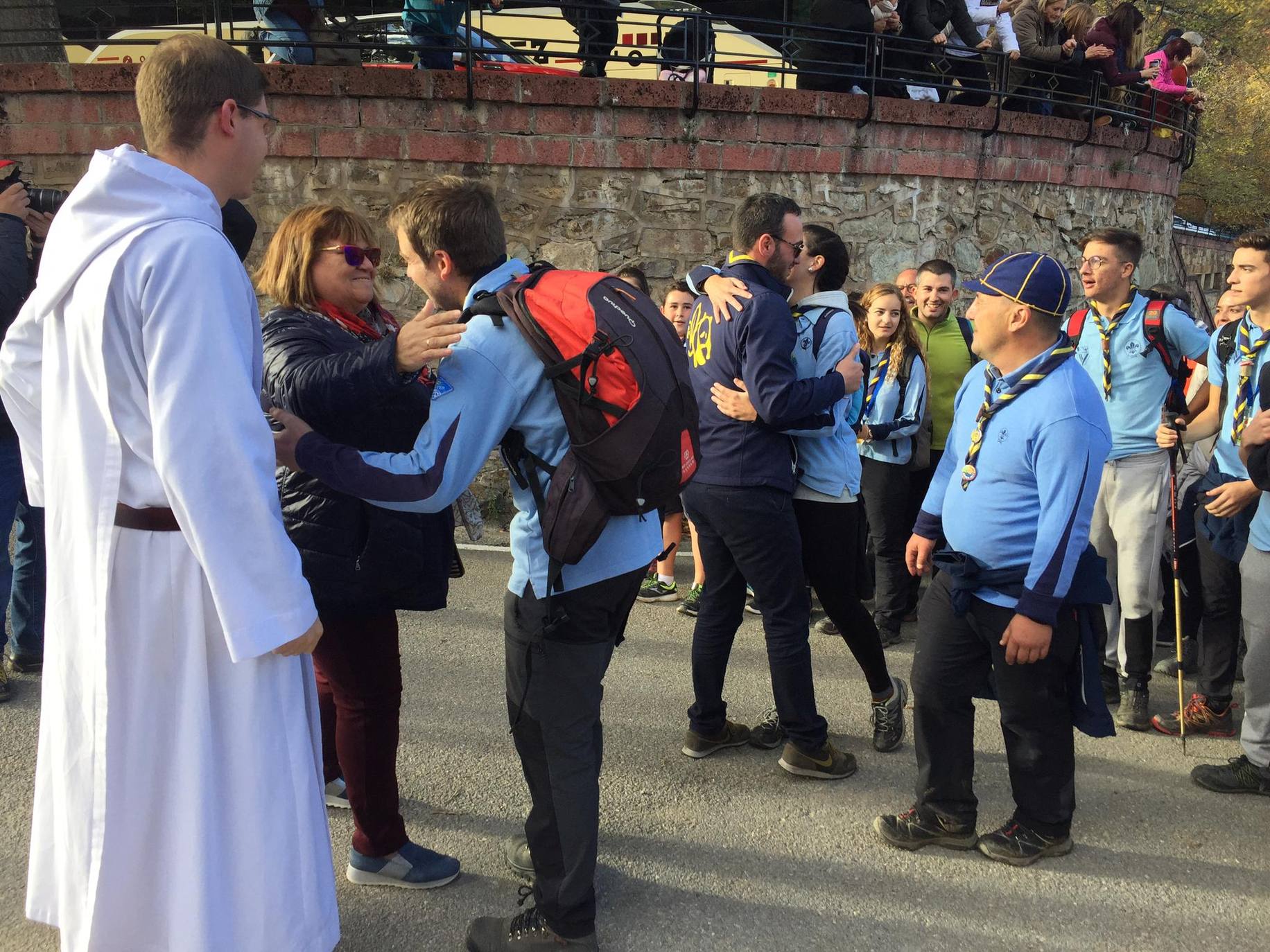 La Valvanerada Scout llega emocionada a su destino