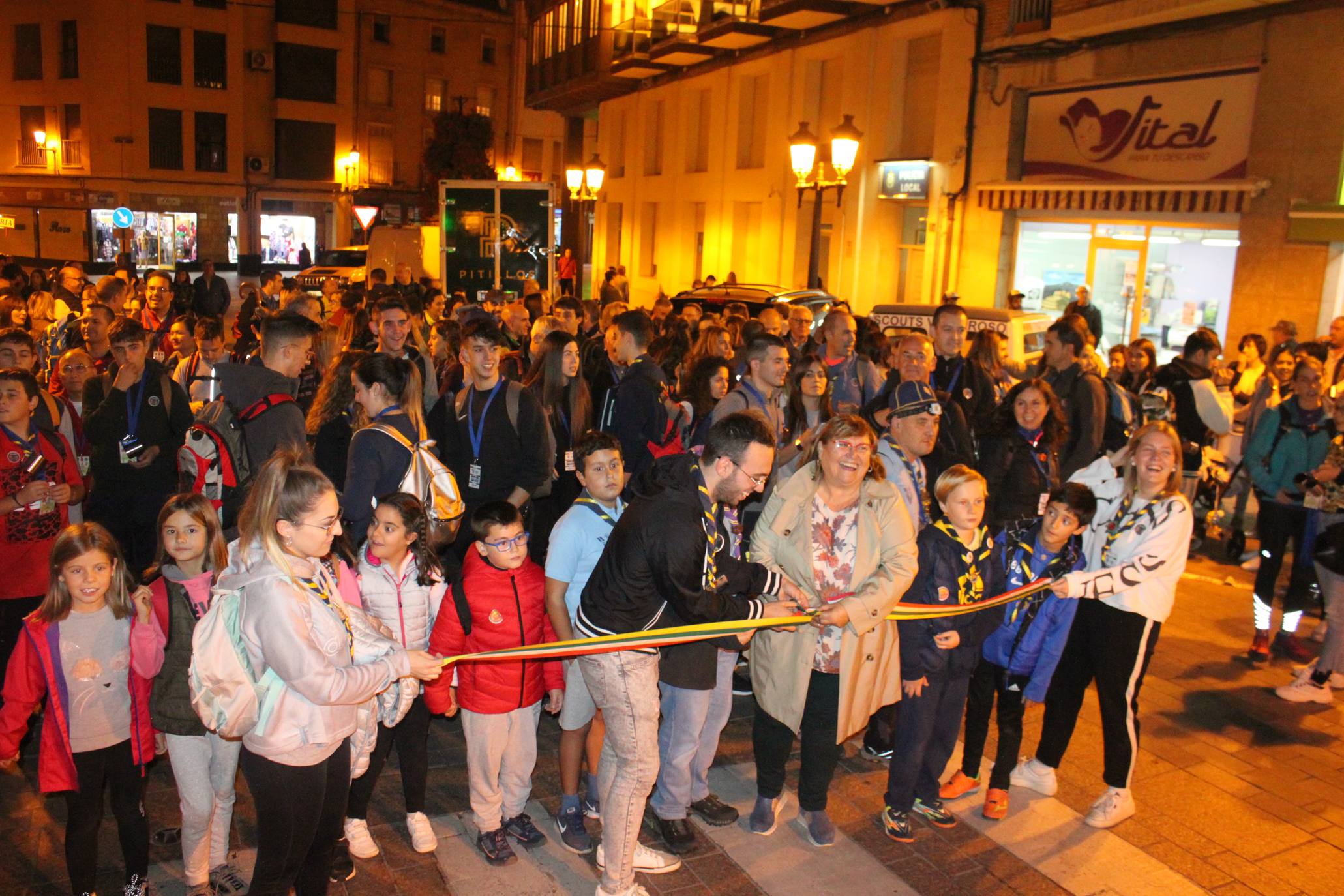 La Valvanerada Scout llega emocionada a su destino