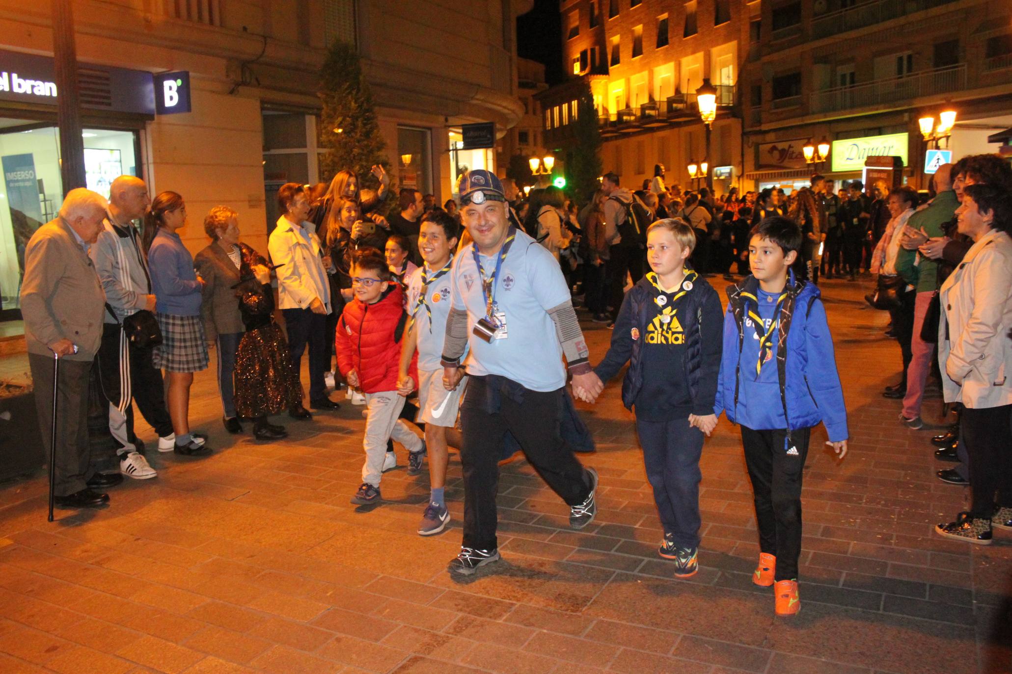 La Valvanerada Scout llega emocionada a su destino