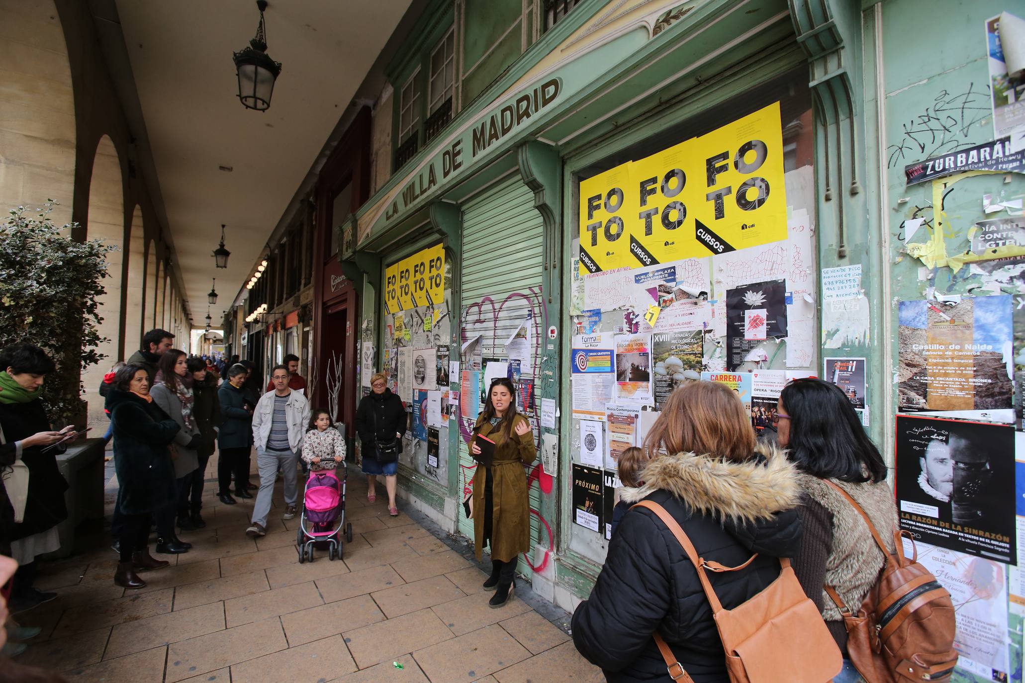 Visita guiada por los edificios del Luis Barrón en Logroño