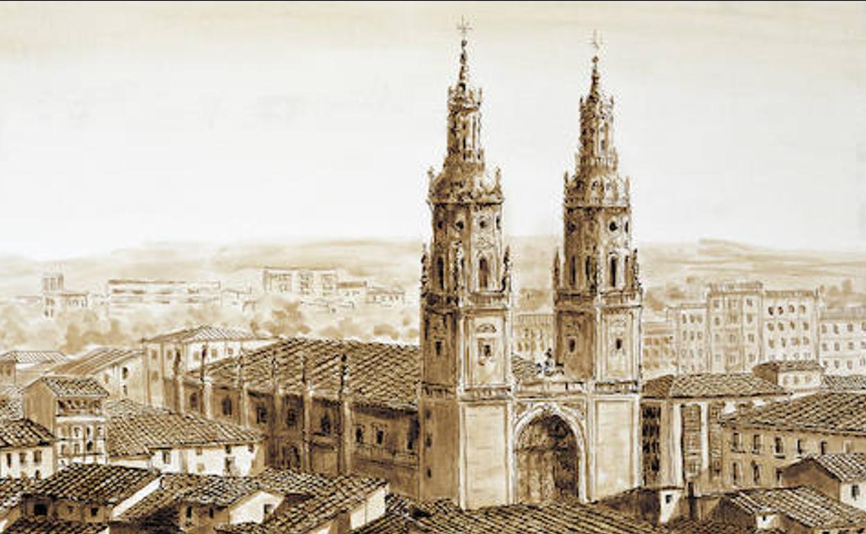 El artista Taquio Uzqueda cede tres obras pictóricas a las dos Catedrales y a la concatedral