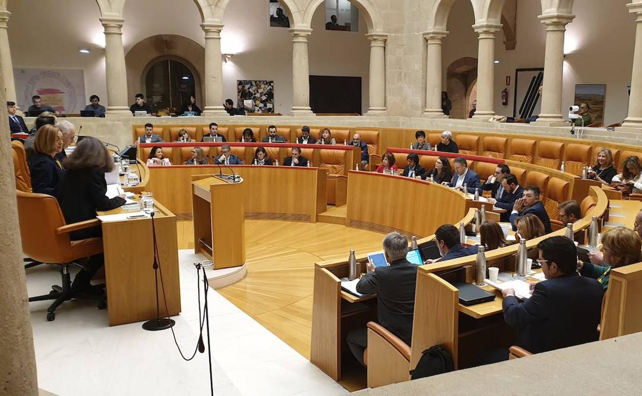 El pleno del Parlamento, este jueves. 