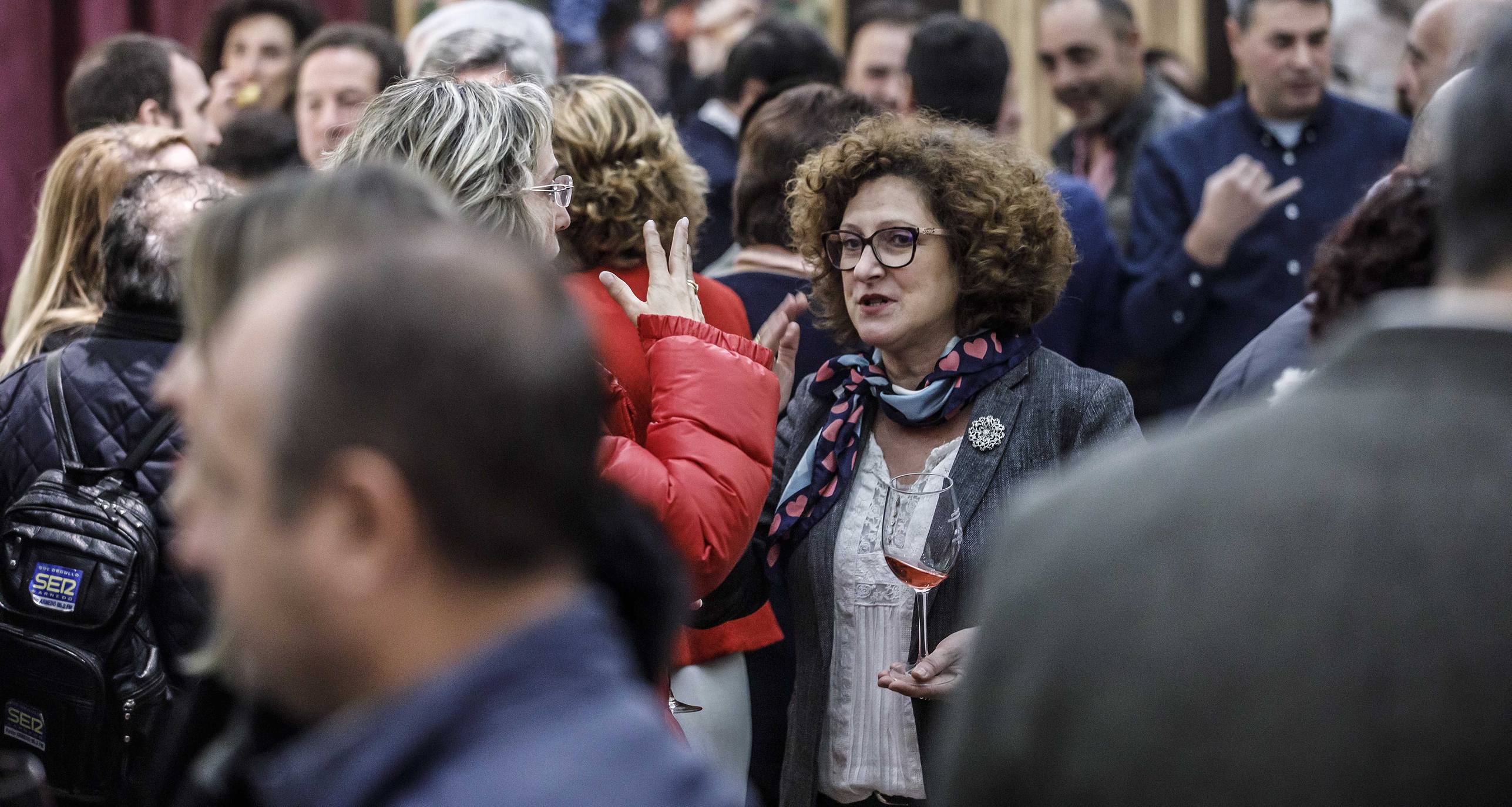 Las bodegas de Aldeanueva de Ebro presentaron ayer los primeros vinos del 2019 y el calagurritano, chef de Nino y de Delicatto, recibió el destacado galardón