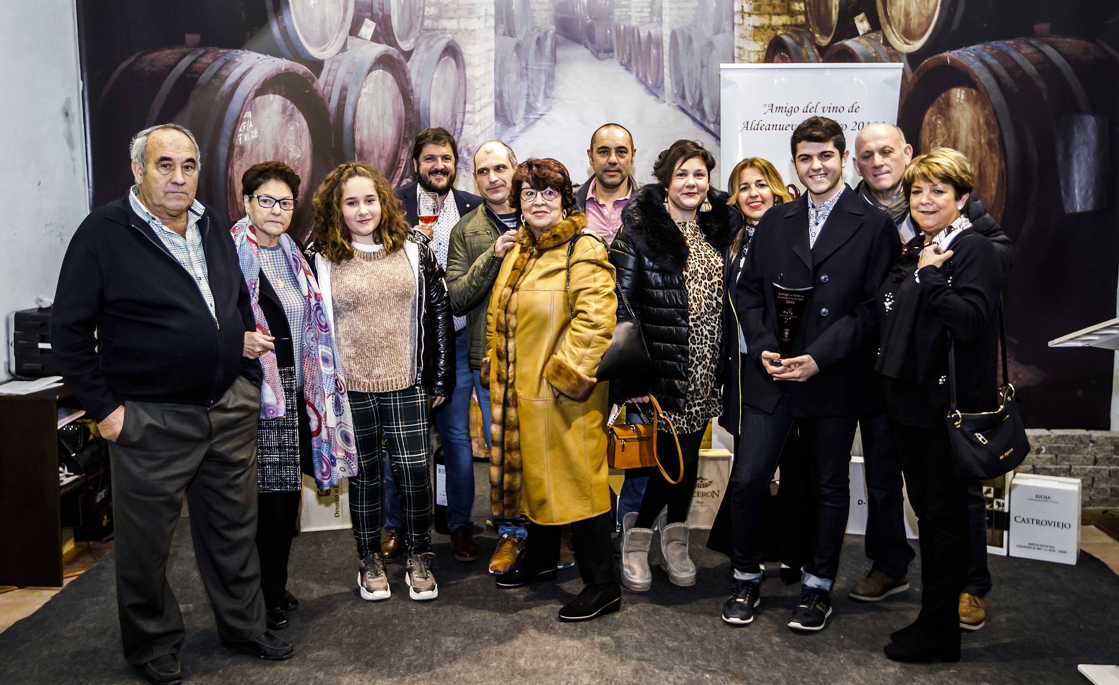 Las bodegas de Aldeanueva de Ebro presentaron ayer los primeros vinos del 2019 y el calagurritano, chef de Nino y de Delicatto, recibió el destacado galardón