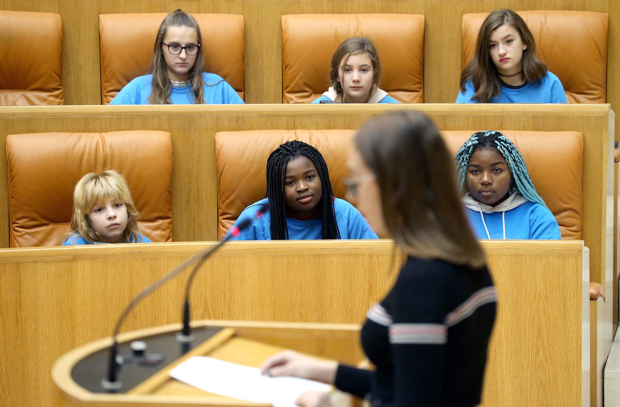 El Parlamento acogió la lectura del Manifiesto con motivo del 30º Aniversario de la Convención sobre los Derechos del Niño por parte del Comité de Unicef en La Rioja.