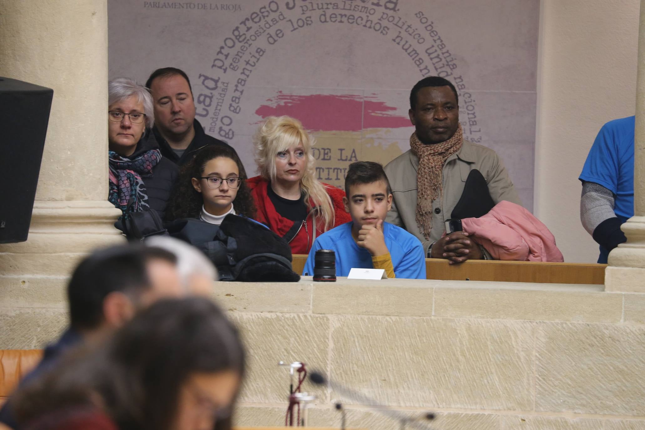 El Parlamento acogió la lectura del Manifiesto con motivo del 30º Aniversario de la Convención sobre los Derechos del Niño por parte del Comité de Unicef en La Rioja.