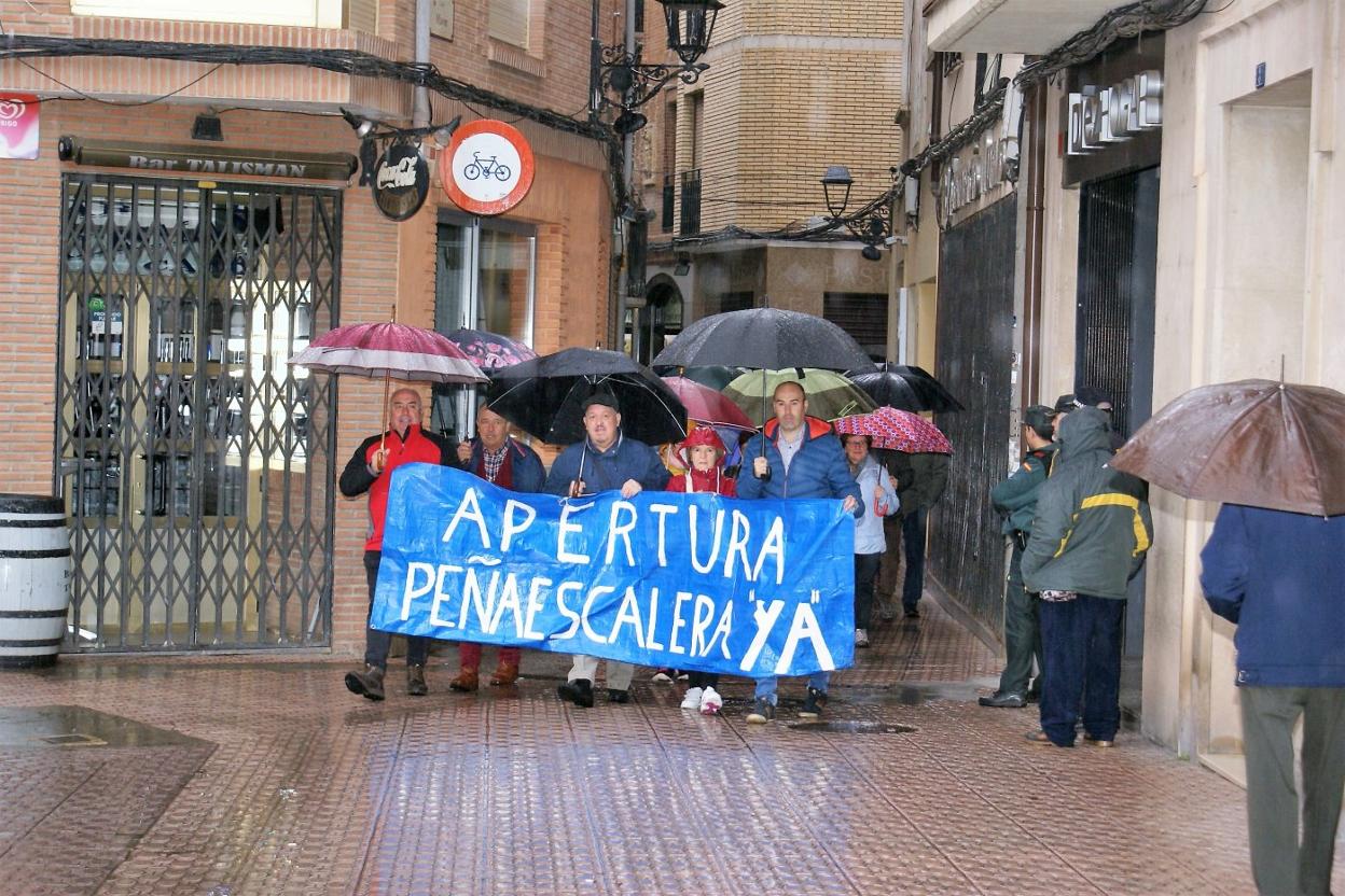 Llegada de la manifestación a la plaza de España, el lunes