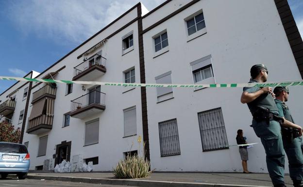 La vivienda donde tuvo lugar el asesinato, en Tenerife. 