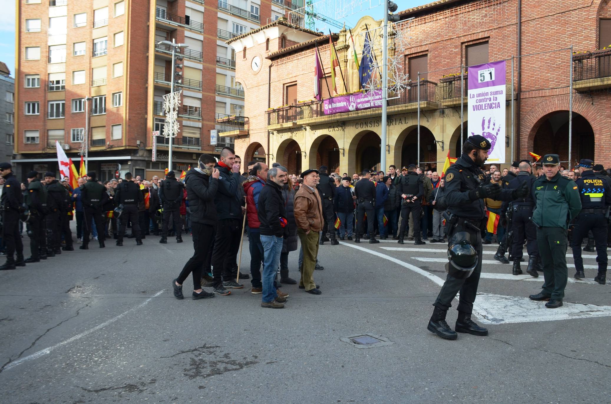 Manifestación en Calahorra a favor de los presos de Alsasua