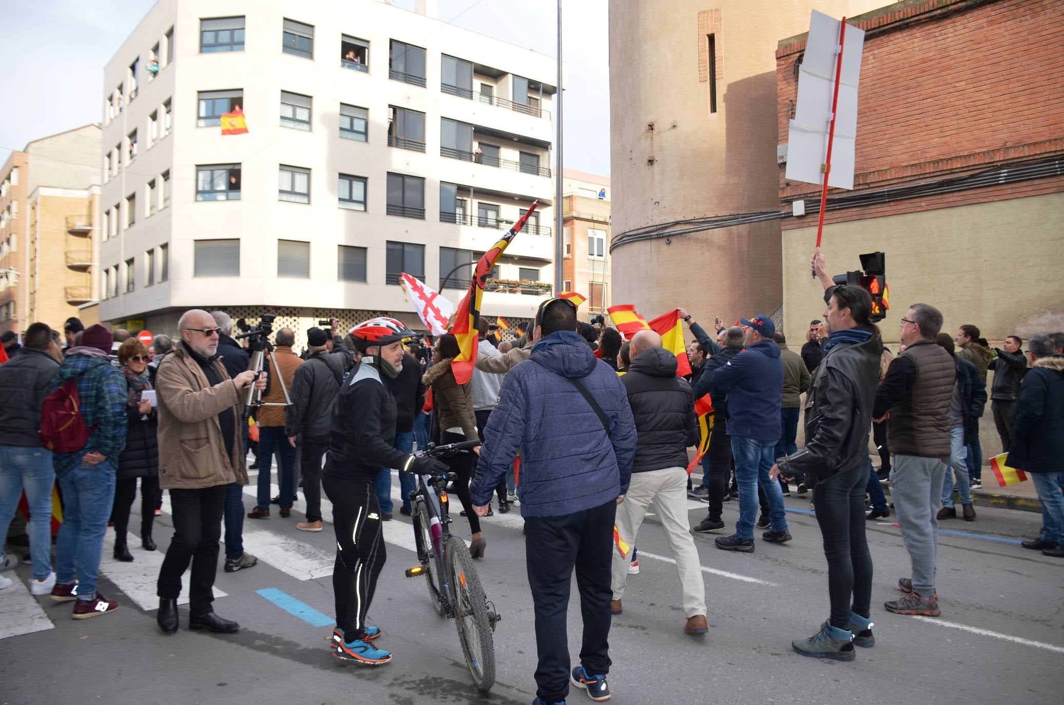 Manifestación en Calahorra a favor de los presos de Alsasua