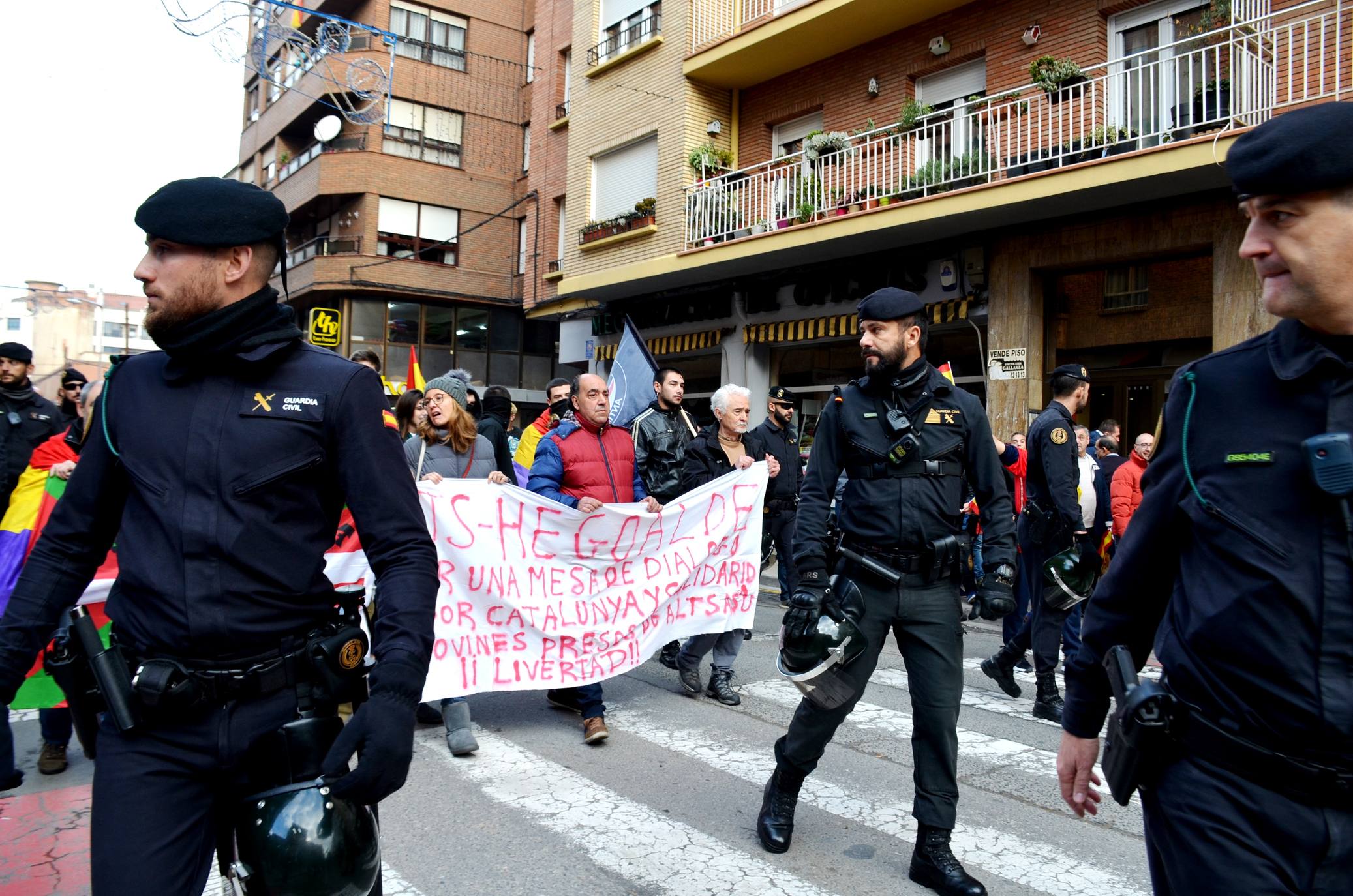 Manifestación en Calahorra a favor de los presos de Alsasua