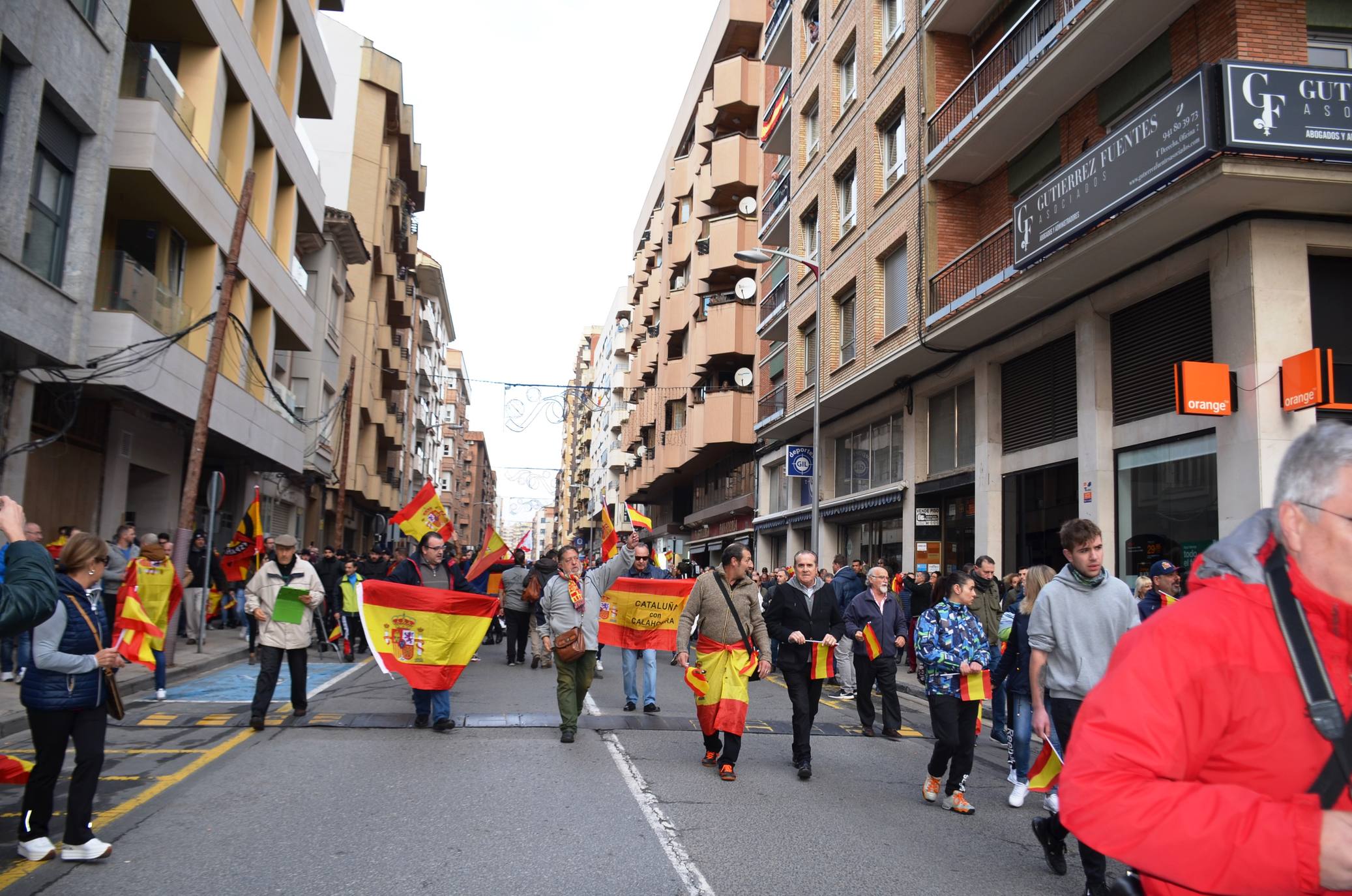 Manifestación en Calahorra a favor de los presos de Alsasua