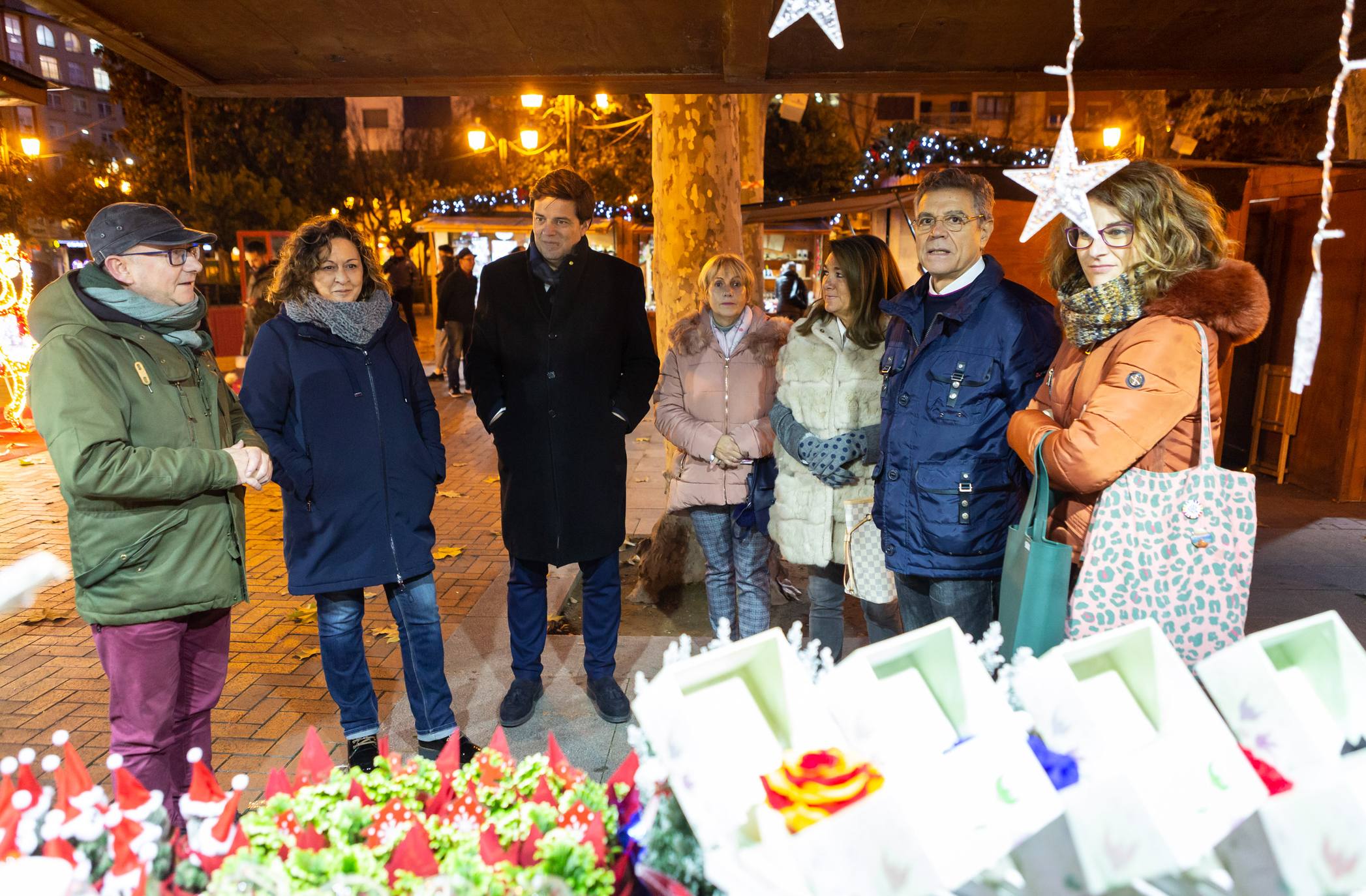 Galería de imágenes del mercado de Navidad en la capital riojana