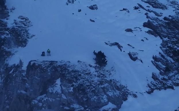 Imágenes capturadas desde el helicóptero de la Guardia Civil