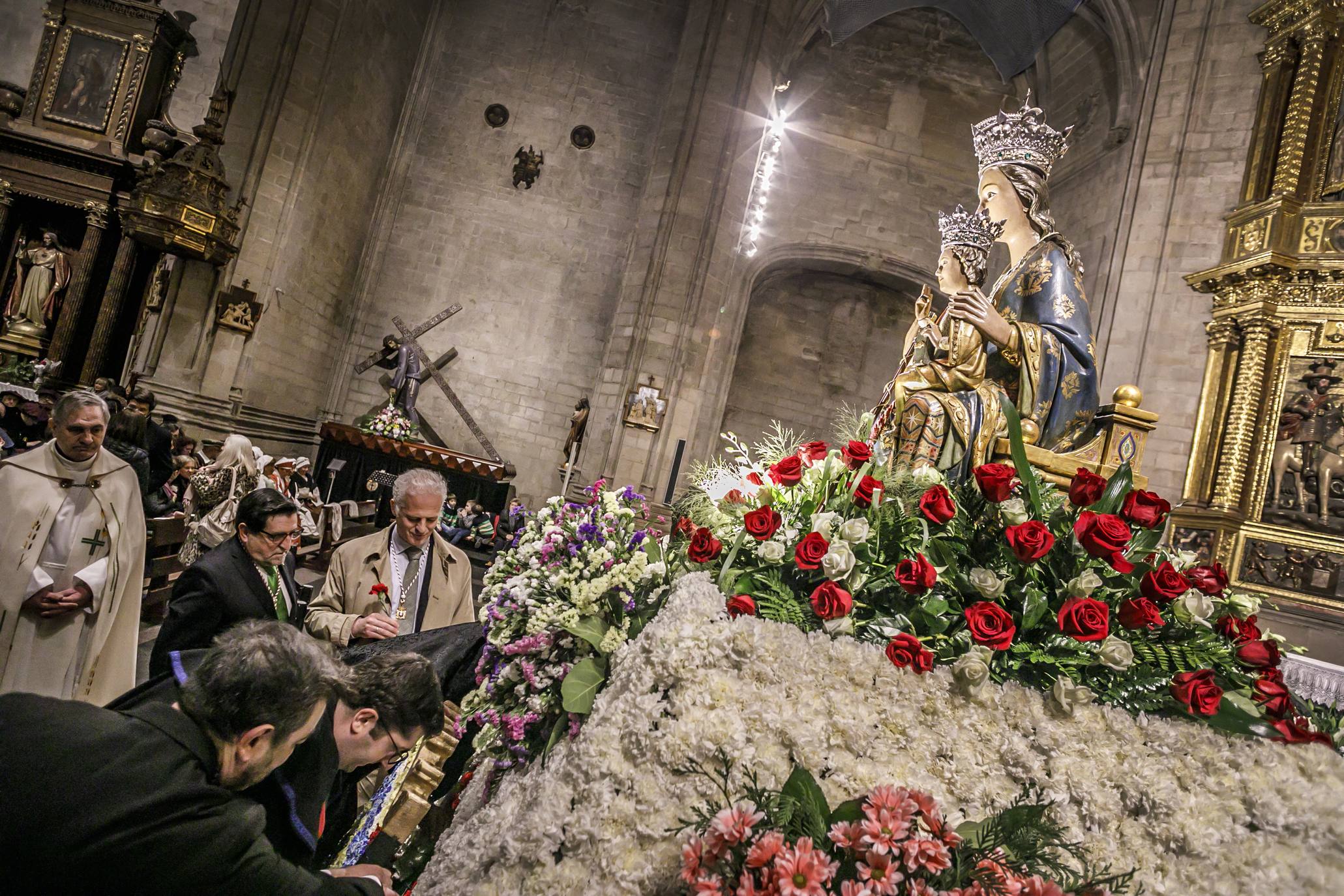 Las vísperas se han celebrado en la iglesia de Santiago