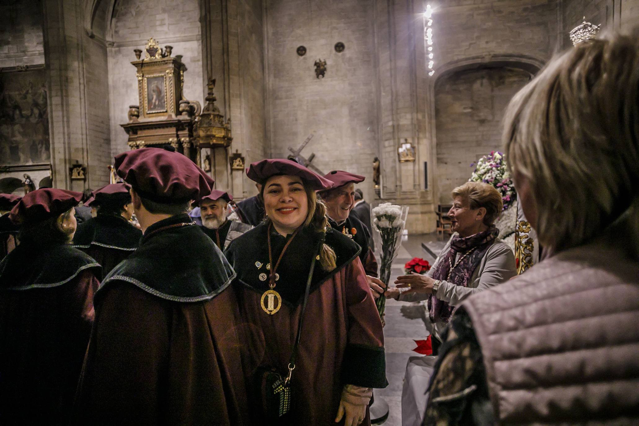 Las vísperas se han celebrado en la iglesia de Santiago