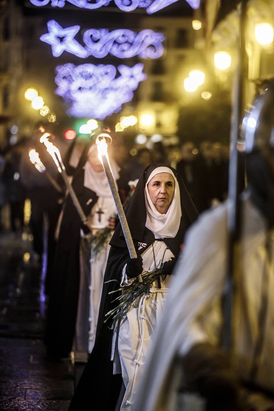 Las vísperas se han celebrado en la iglesia de Santiago