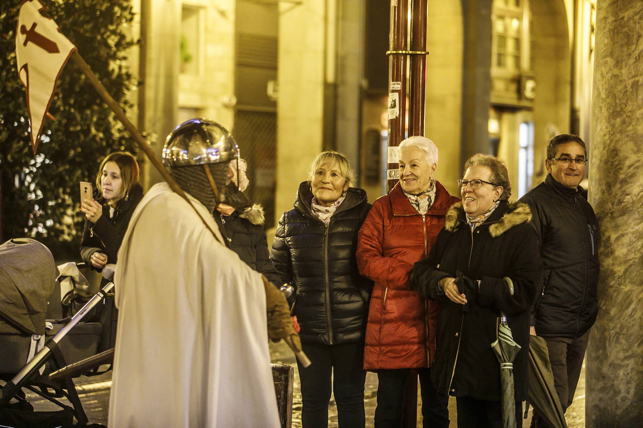 Las vísperas se han celebrado en la iglesia de Santiago