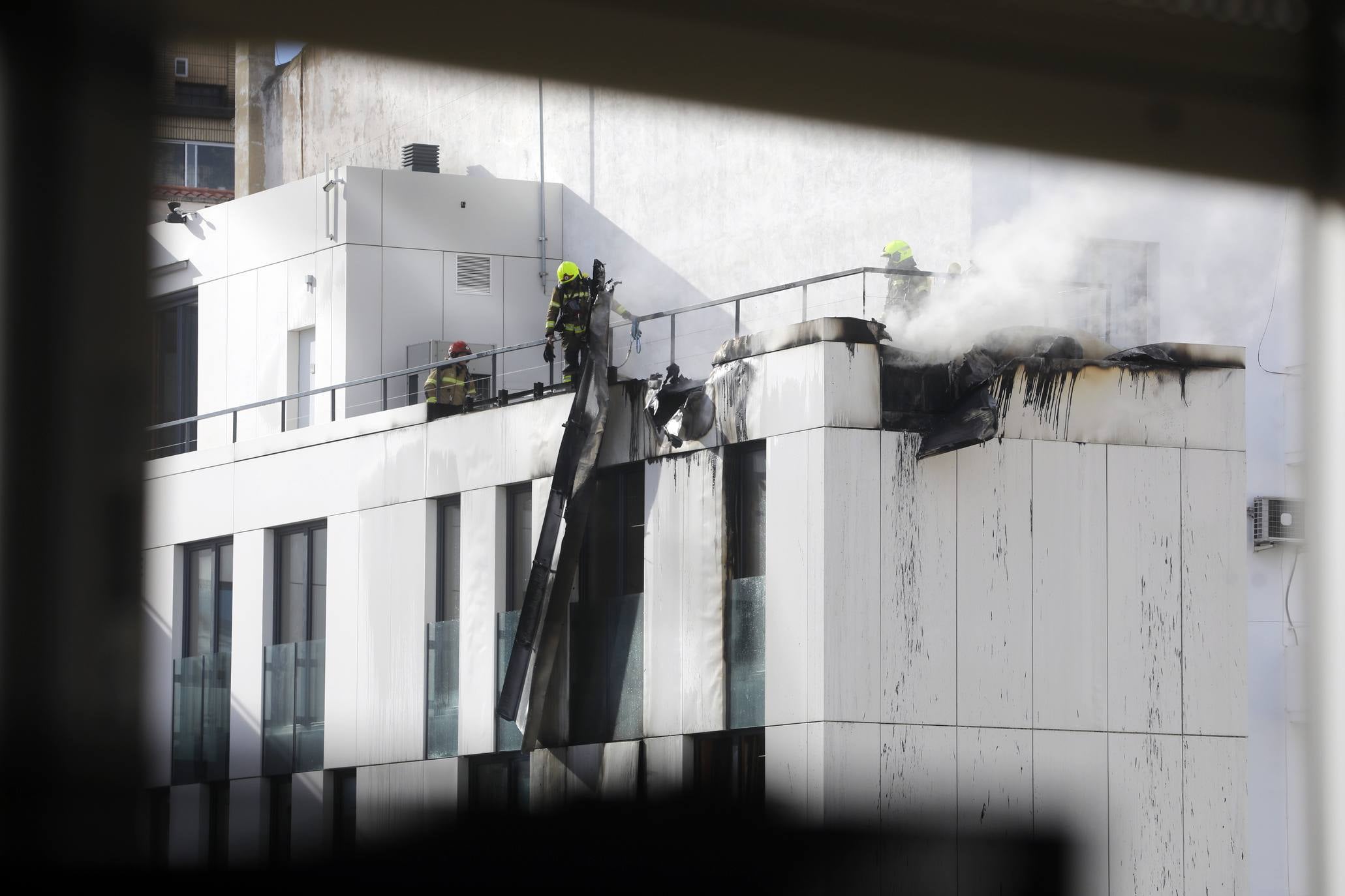 Fotos: Incendio en Doctores Castroviejo