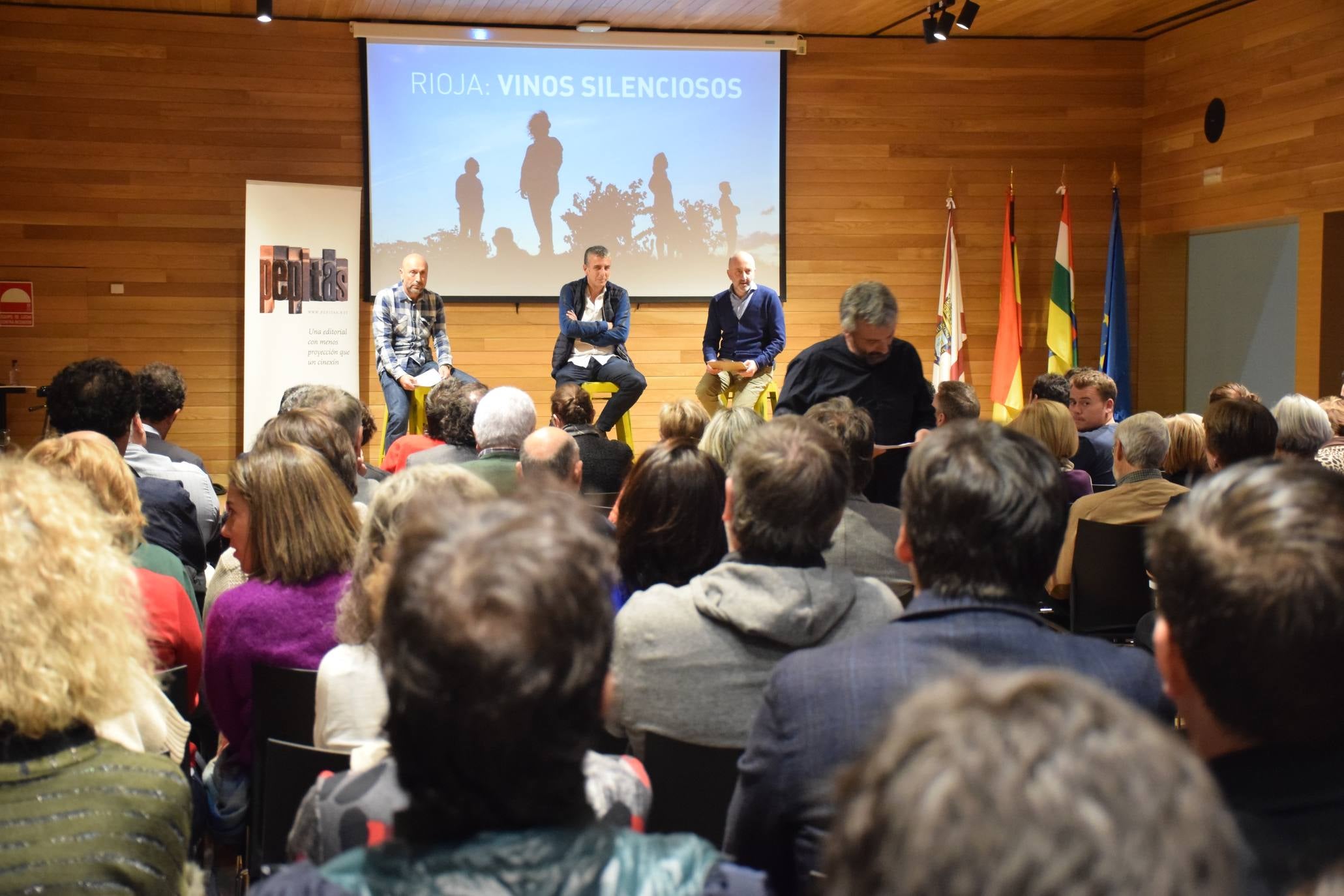 Fotos: Alberto Gil y Antonio Remesal presentan en el Espacio Lagares el libro-guía &#039;Rioja: vinos silenciosos&#039;