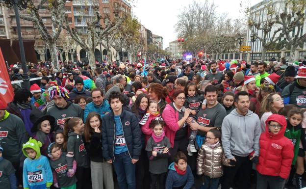 Salida de la Mini San Silvestre. 