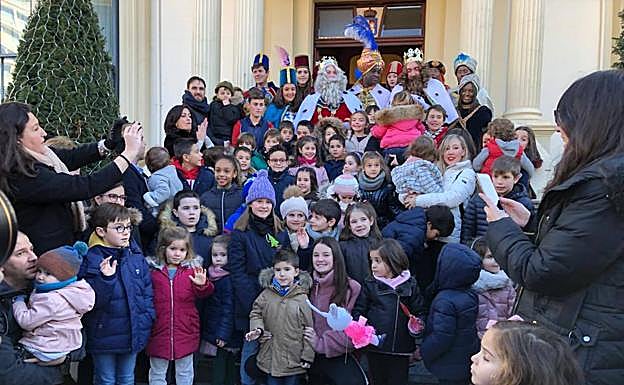 Los Reyes Magos llegan al Palacete