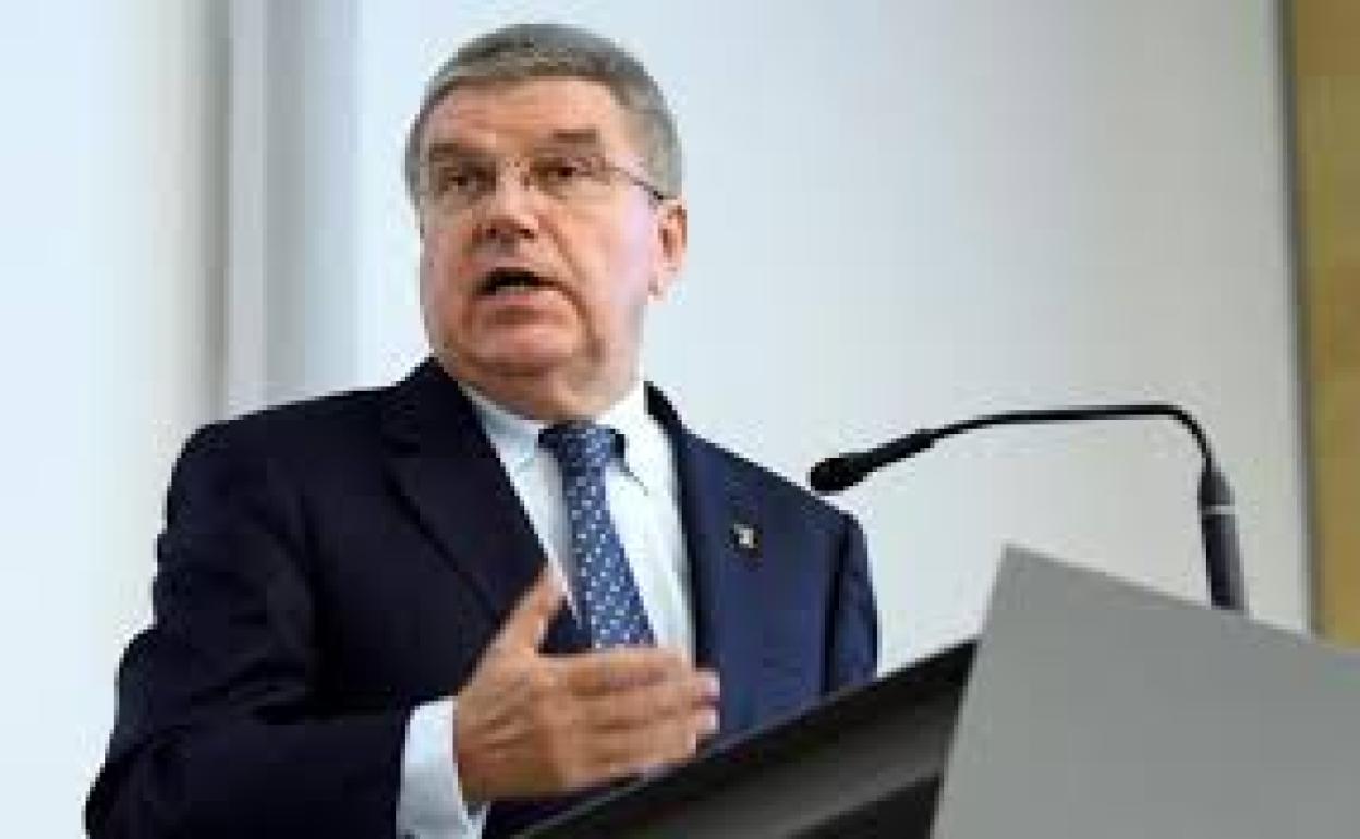 El presidente del COI, Thomas Bach. 