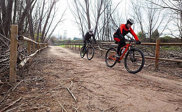 El parque del Iregua, según el Ayuntamiento de Logroño, es el que registra más desperfectos tras la última crecida y el último temporal.