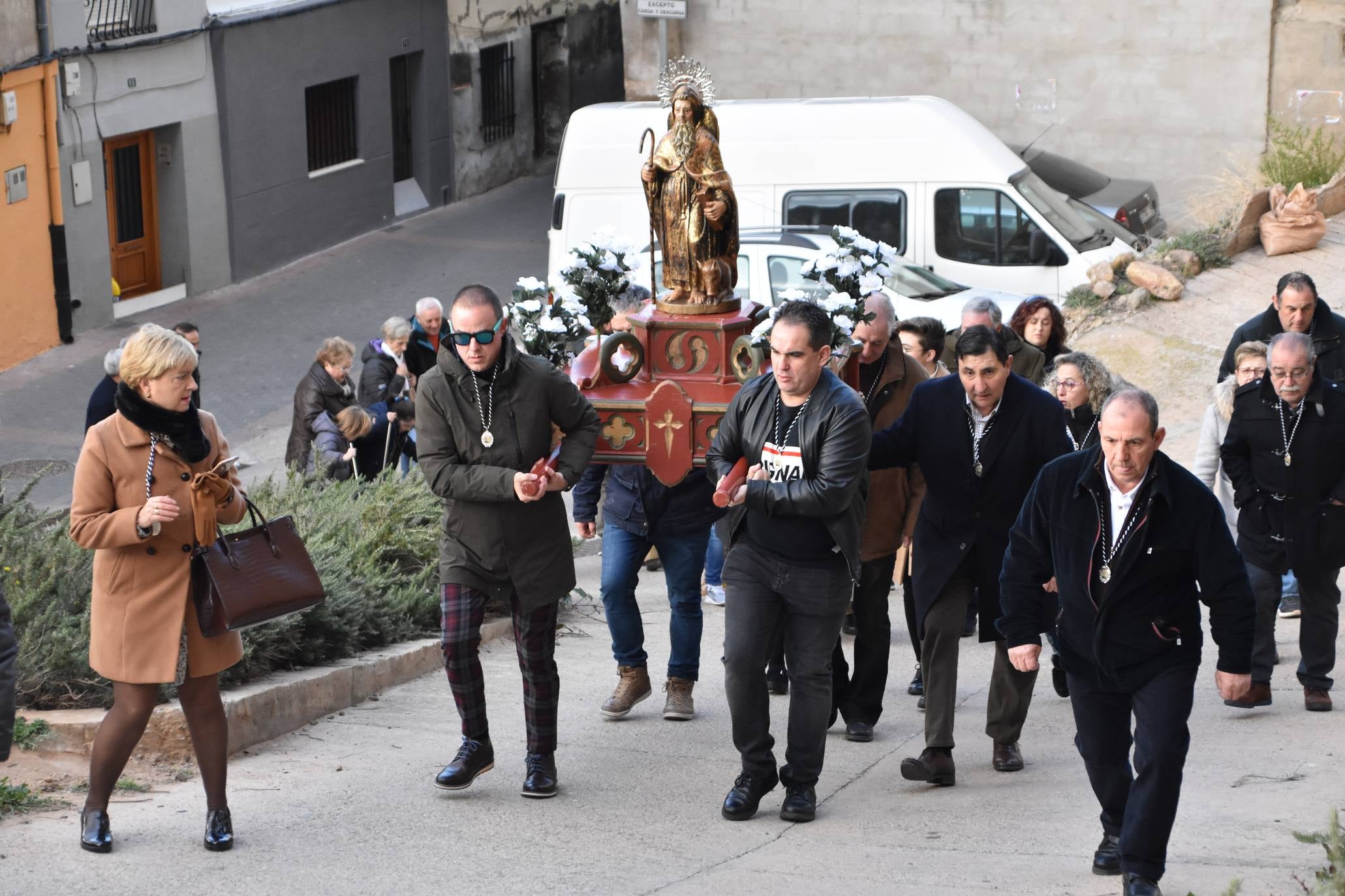 Procesión de San Antón en Quel