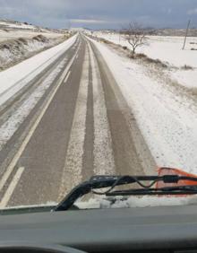 Imagen secundaria 2 - Trabajos este martes del Servicio de Carreteras del Gobierno de La Rioja