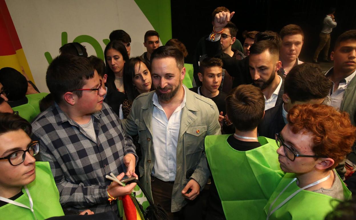 Abascal en su visita a Riojafórum en Logroño en el pasado mes de abril.